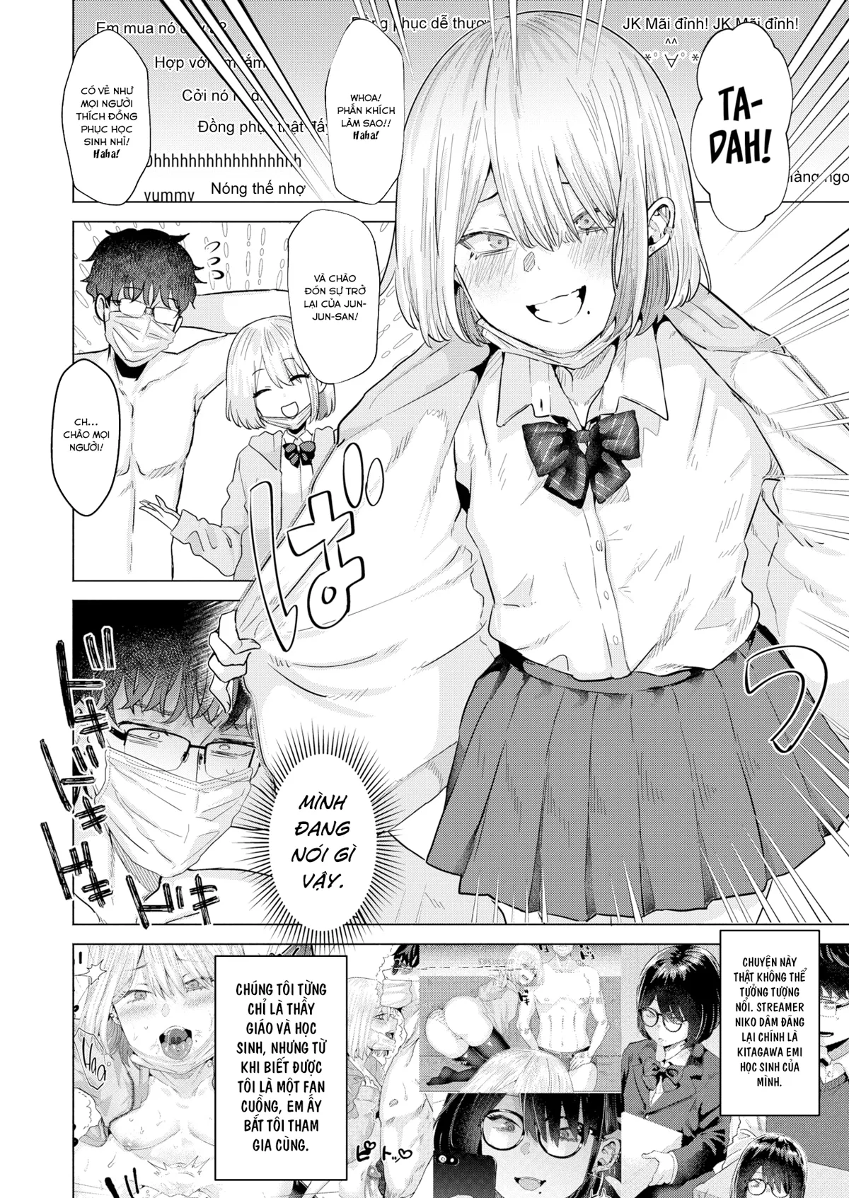 HentaiVN.net - Ảnh 3 - Bắt đầu Stream thôi nào!! - Oneshot+: Trường học
