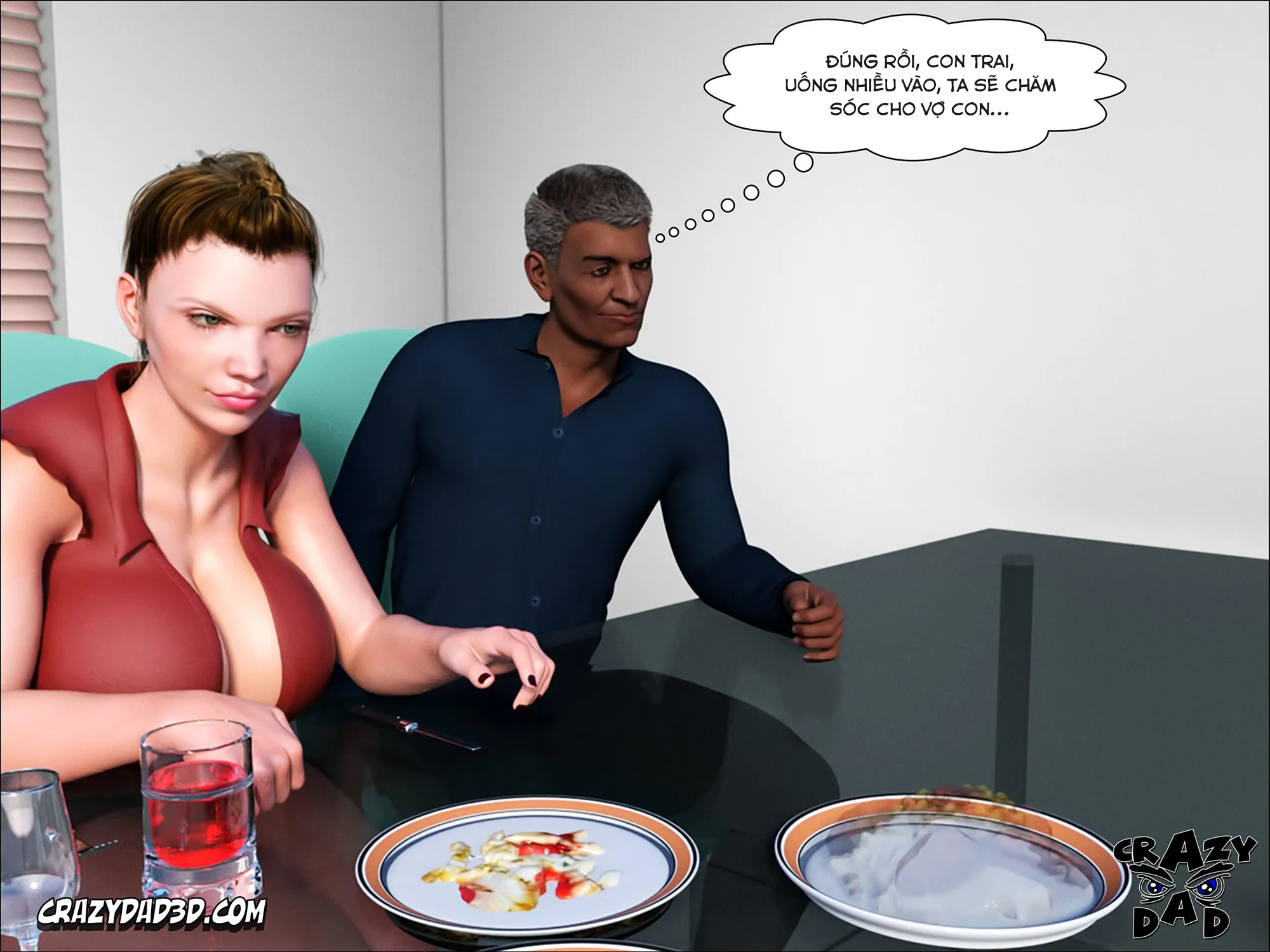 HentaiVN.net - Ảnh 5 - Father in Law at Home [Father In Law] - Vol 3 - Chap 12: Mình là một cô vợ tồi tệ