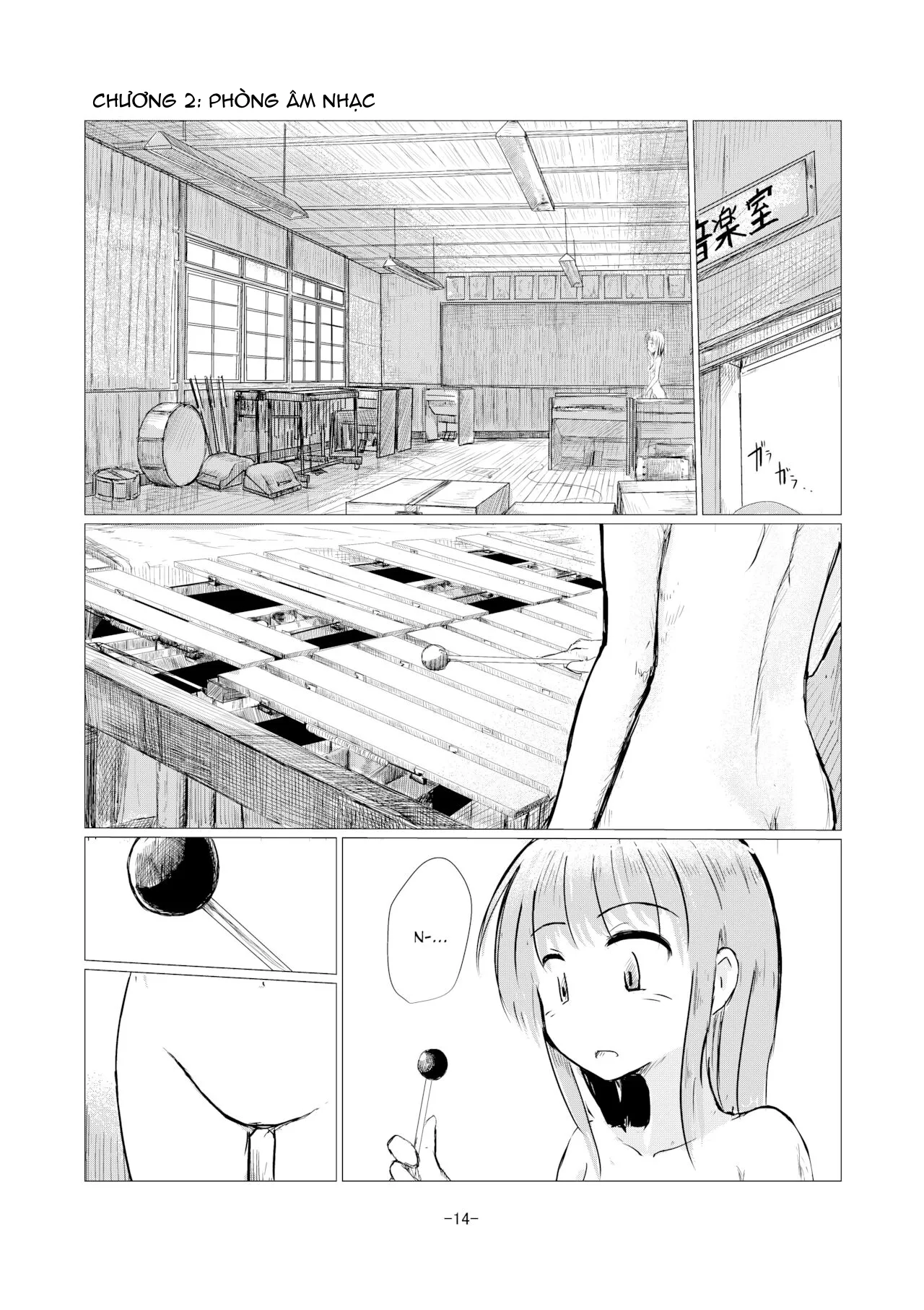 HentaiVN.net - Ảnh 4 - Cô gái và ngôi trường bị bỏ hoang - Chap 2