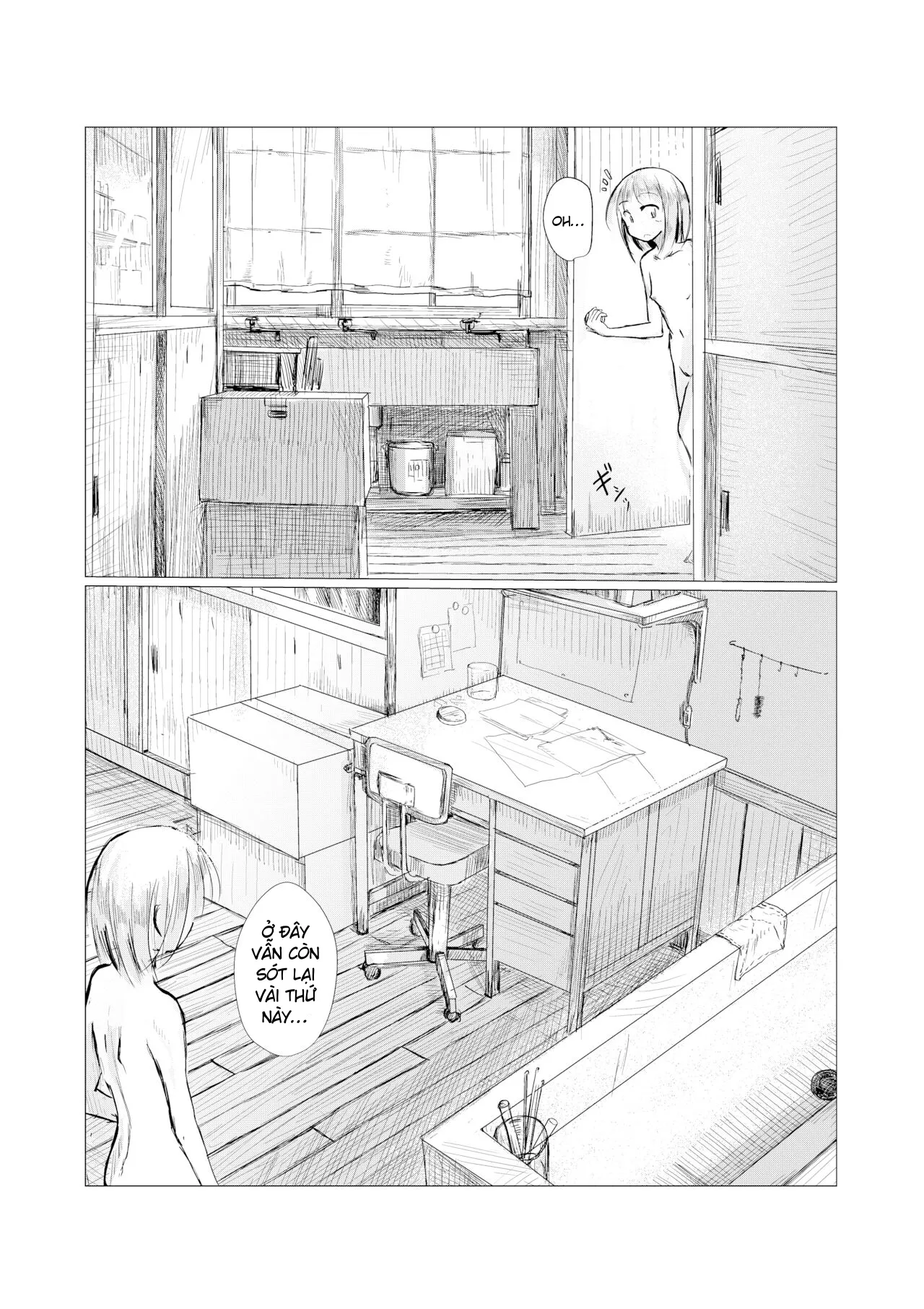 HentaiVN.net - Ảnh 5 - Cô gái và ngôi trường bị bỏ hoang - Chap 3