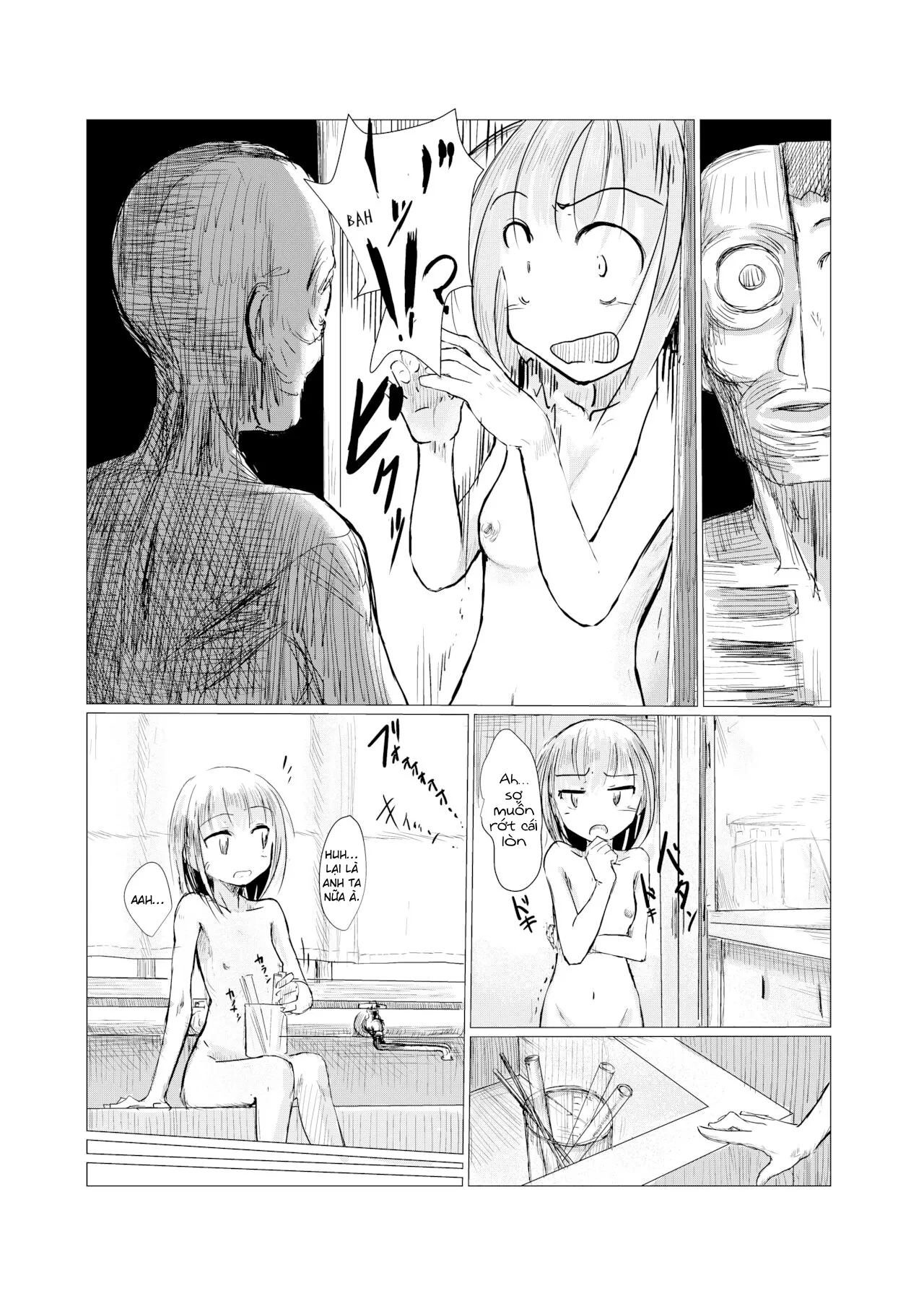 HentaiVN.net - Ảnh 7 - Cô gái và ngôi trường bị bỏ hoang - Chap 3