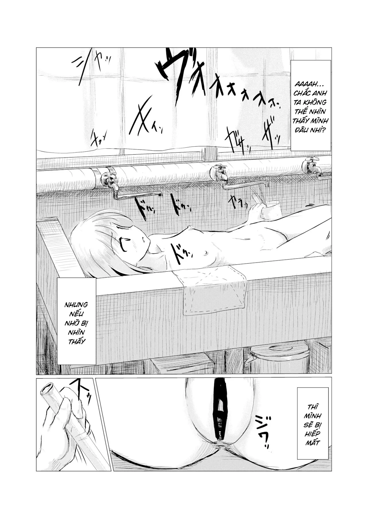 HentaiVN.net - Ảnh 9 - Cô gái và ngôi trường bị bỏ hoang - Chap 3