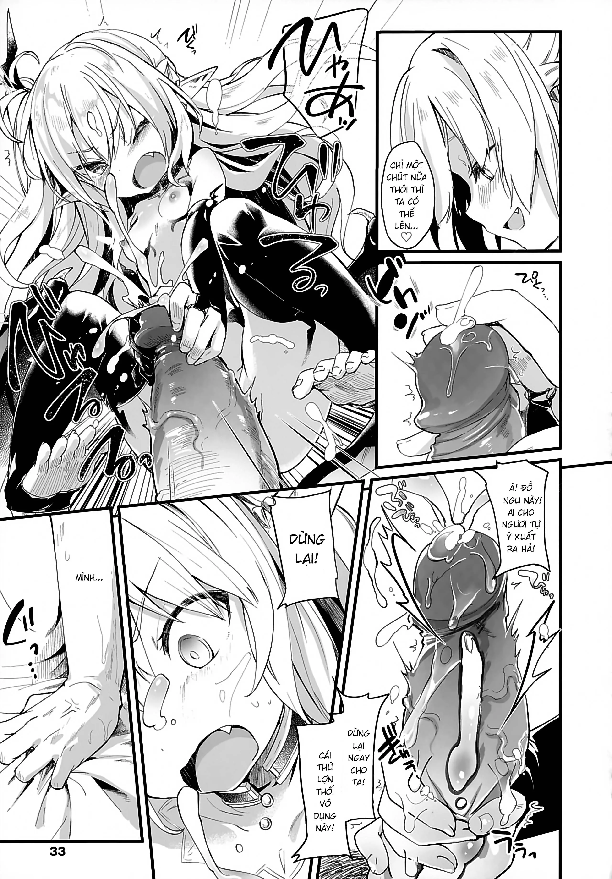 HentaiVN.net - Ảnh 14 - Boku wa Chiisana Succubus no Shimobe [Uncen] [Tôi là nô lệ của mấy bé Succubus loli] - Chap 1