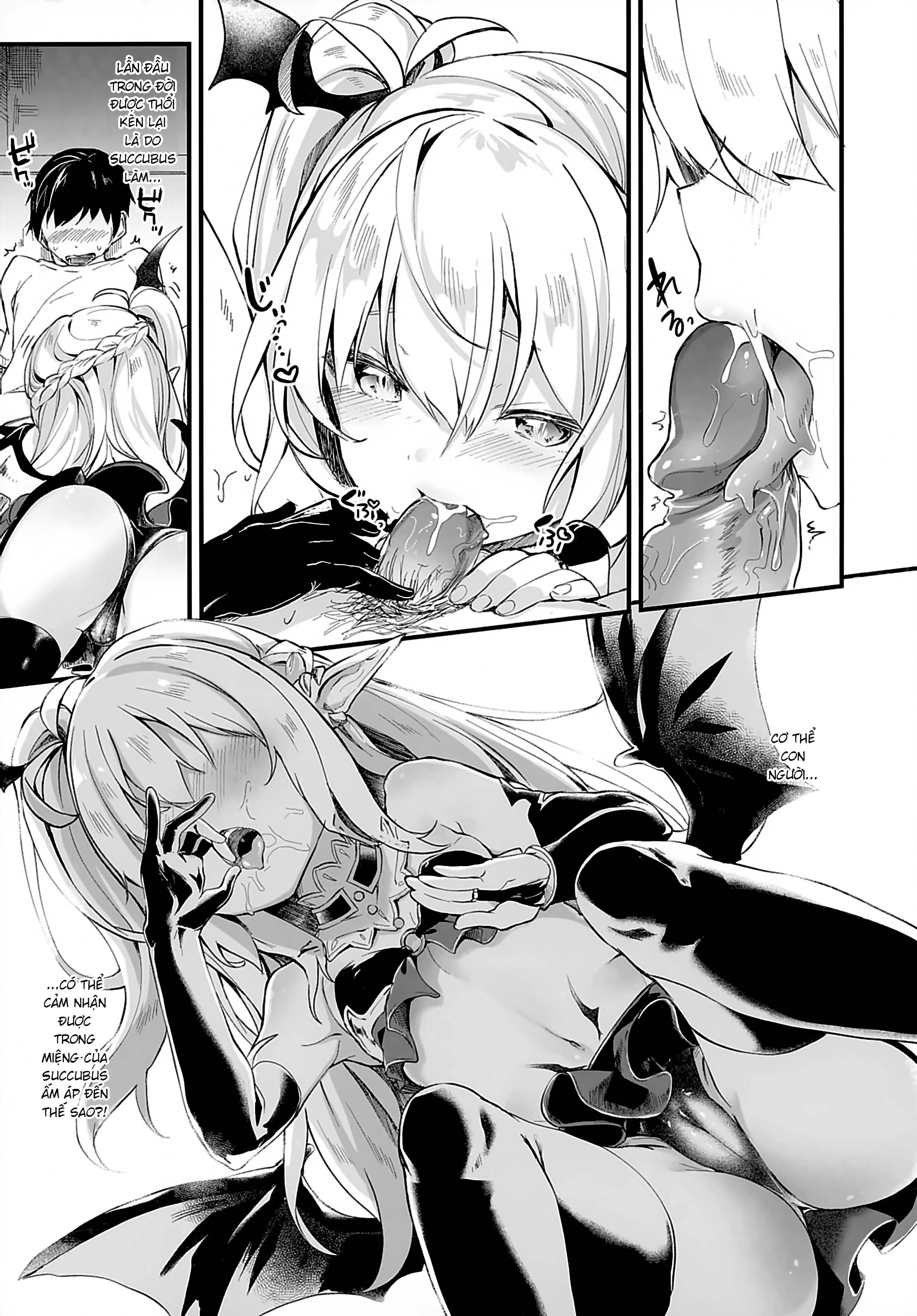 HentaiVN.net - Ảnh 8 - Boku wa Chiisana Succubus no Shimobe [Uncen] [Tôi là nô lệ của mấy bé Succubus loli] - Chap 1