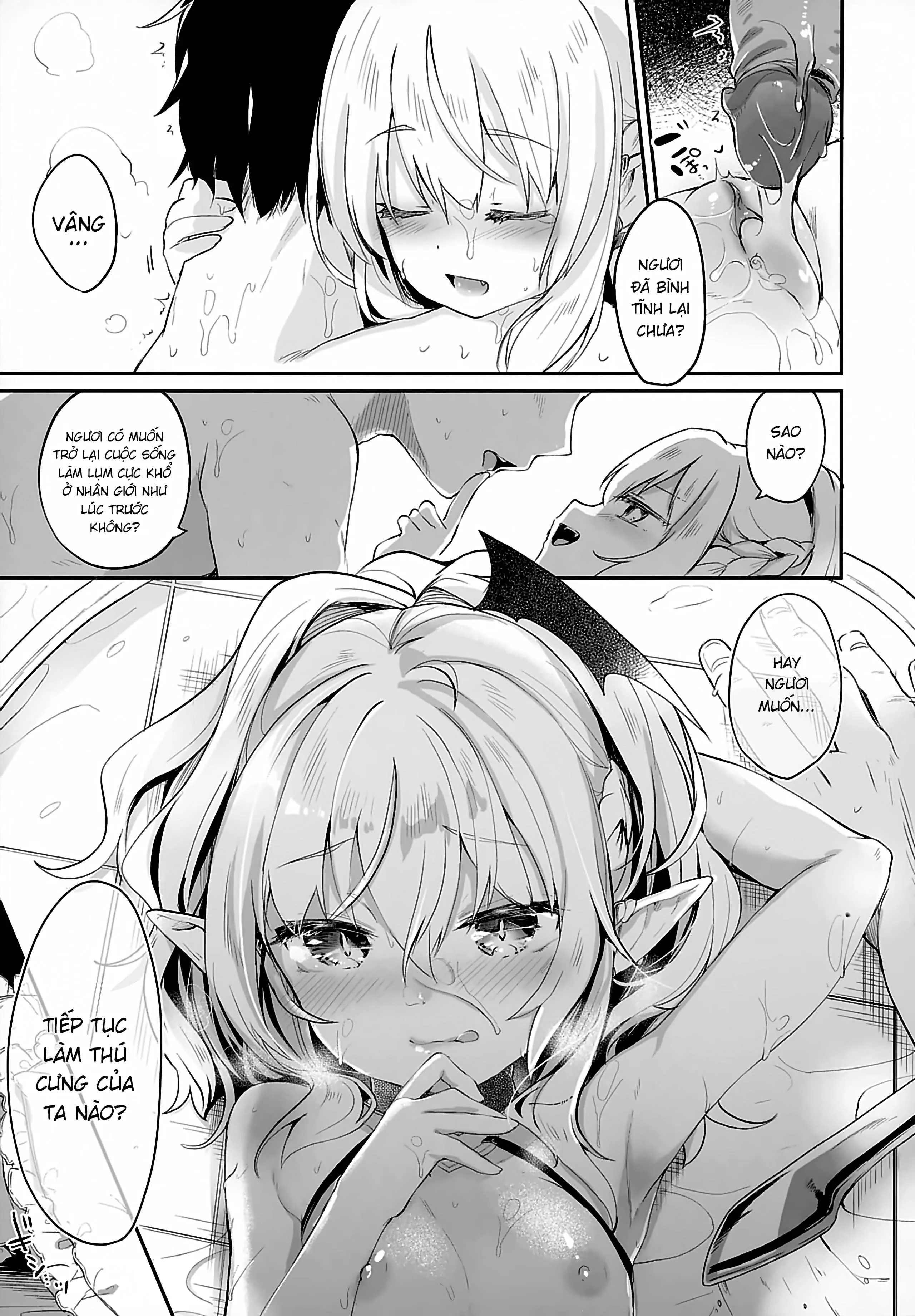 HentaiVN.net - Ảnh 20 - Boku wa Chiisana Succubus no Shimobe [Uncen] [Tôi là nô lệ của mấy bé Succubus loli] - Chap 3