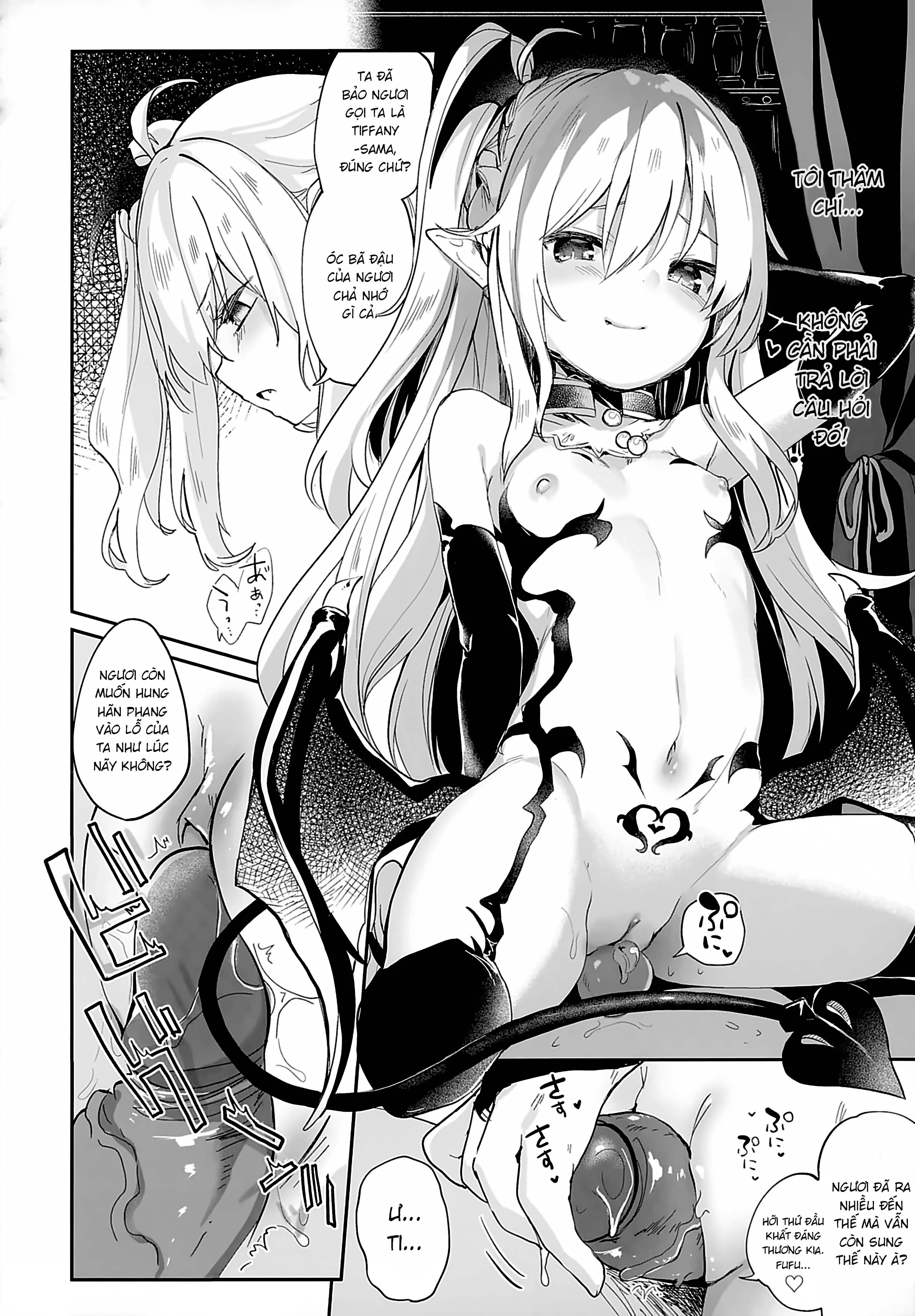 HentaiVN.net - Ảnh 21 - Boku wa Chiisana Succubus no Shimobe [Uncen] [Tôi là nô lệ của mấy bé Succubus loli] - Chap 3