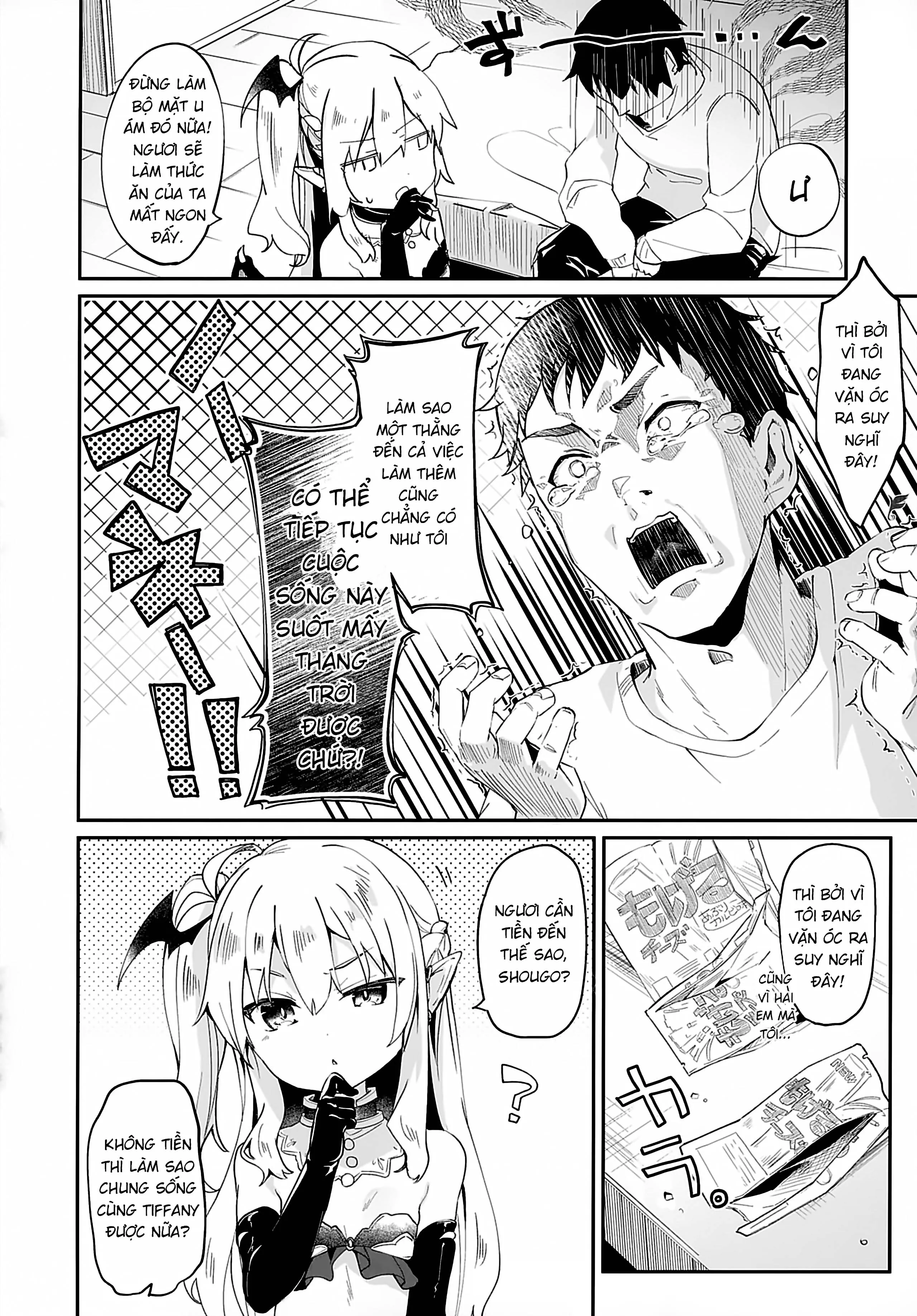 HentaiVN.net - Ảnh 3 - Boku wa Chiisana Succubus no Shimobe [Uncen] [Tôi là nô lệ của mấy bé Succubus loli] - Chap 3