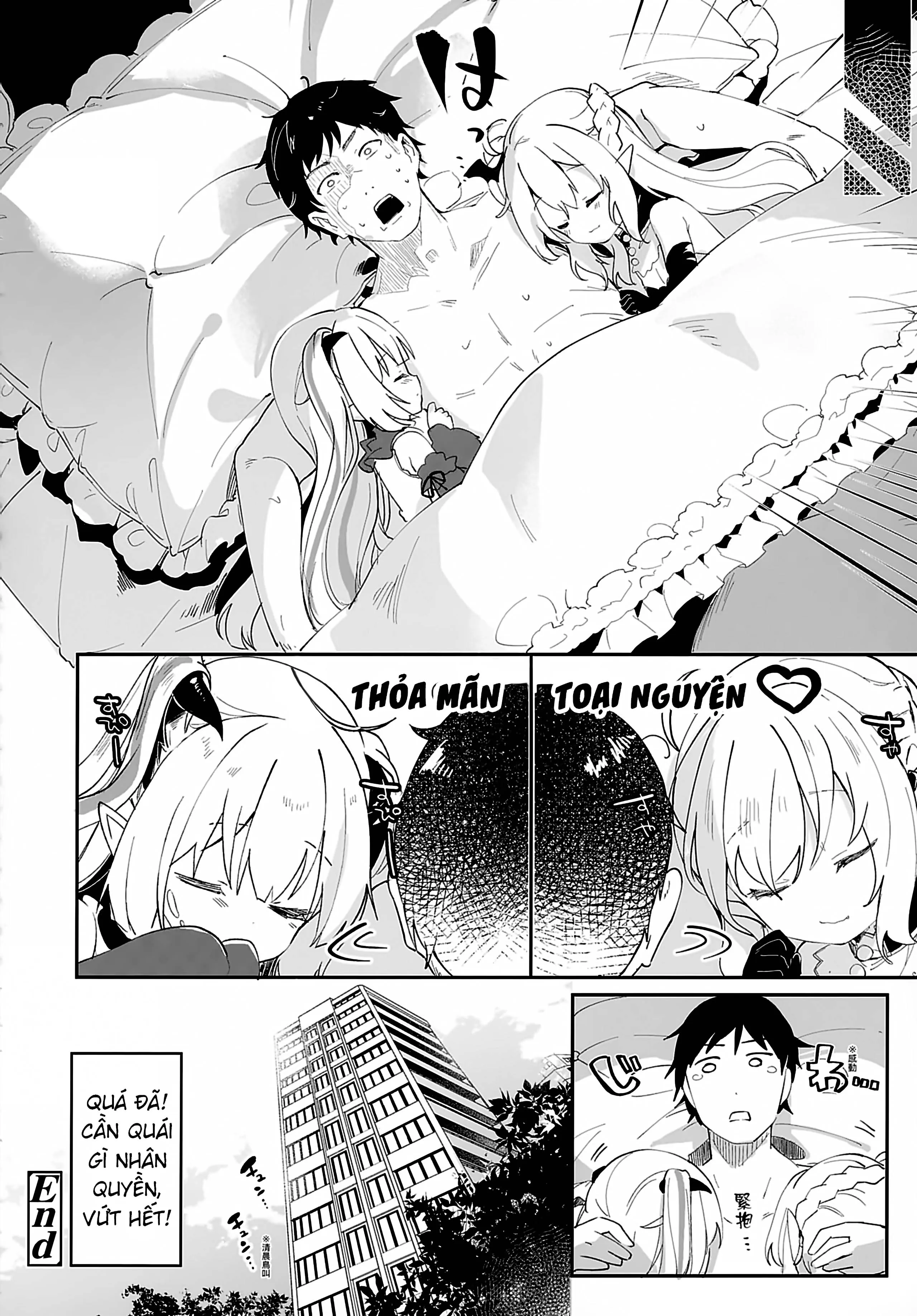 HentaiVN.net - Ảnh 36 - Boku wa Chiisana Succubus no Shimobe [Uncen] [Tôi là nô lệ của mấy bé Succubus loli] - Chap 3