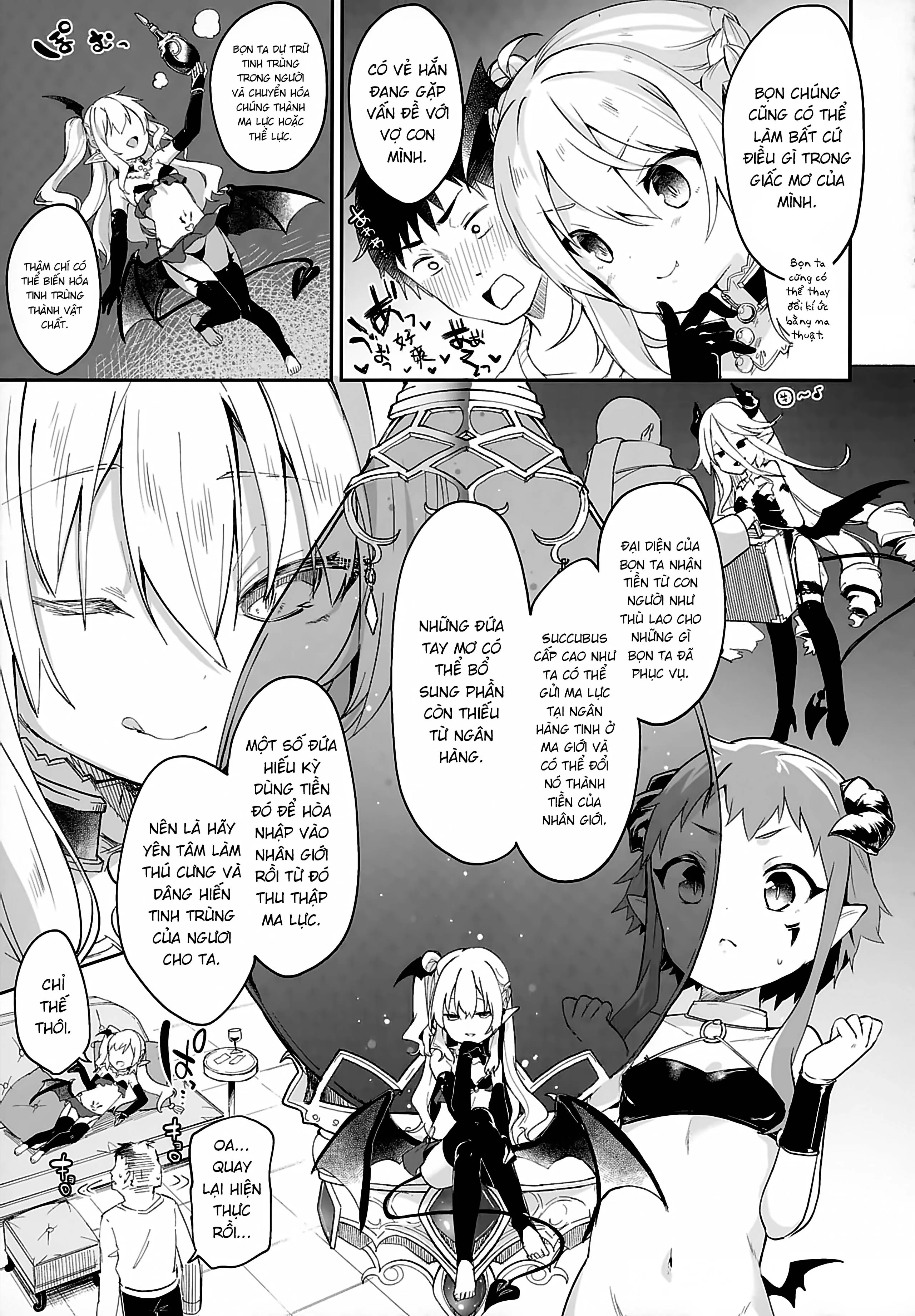 HentaiVN.net - Ảnh 8 - Boku wa Chiisana Succubus no Shimobe [Uncen] [Tôi là nô lệ của mấy bé Succubus loli] - Chap 3