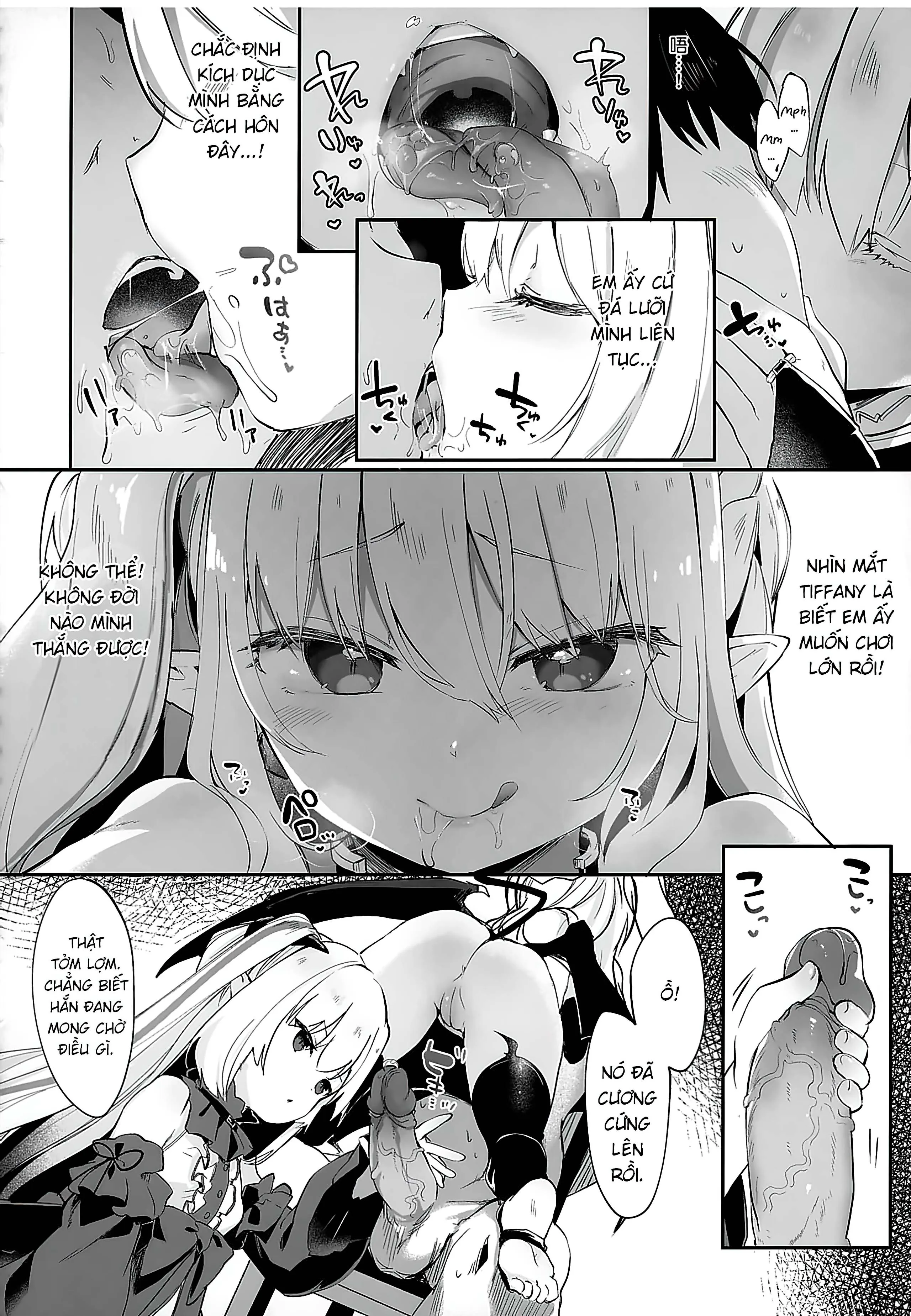 HentaiVN.net - Ảnh 13 - Boku wa Chiisana Succubus no Shimobe [Uncen] [Tôi là nô lệ của mấy bé Succubus loli] - Chap 4