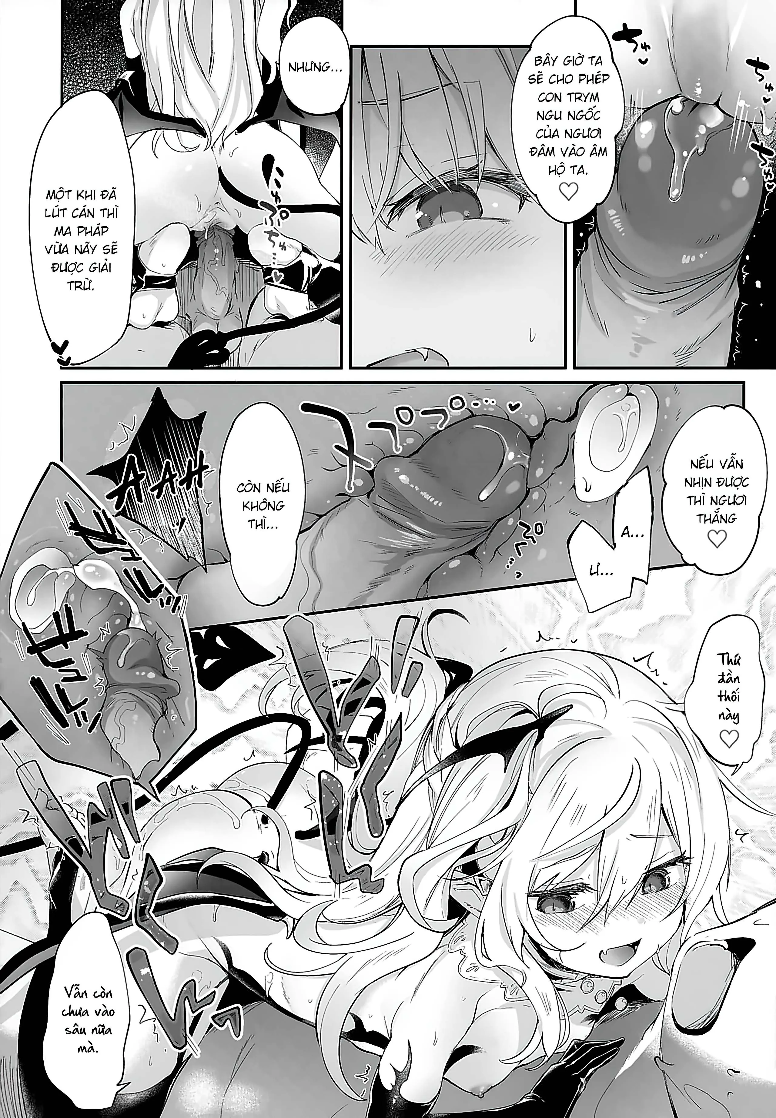 HentaiVN.net - Ảnh 19 - Boku wa Chiisana Succubus no Shimobe [Uncen] [Tôi là nô lệ của mấy bé Succubus loli] - Chap 4
