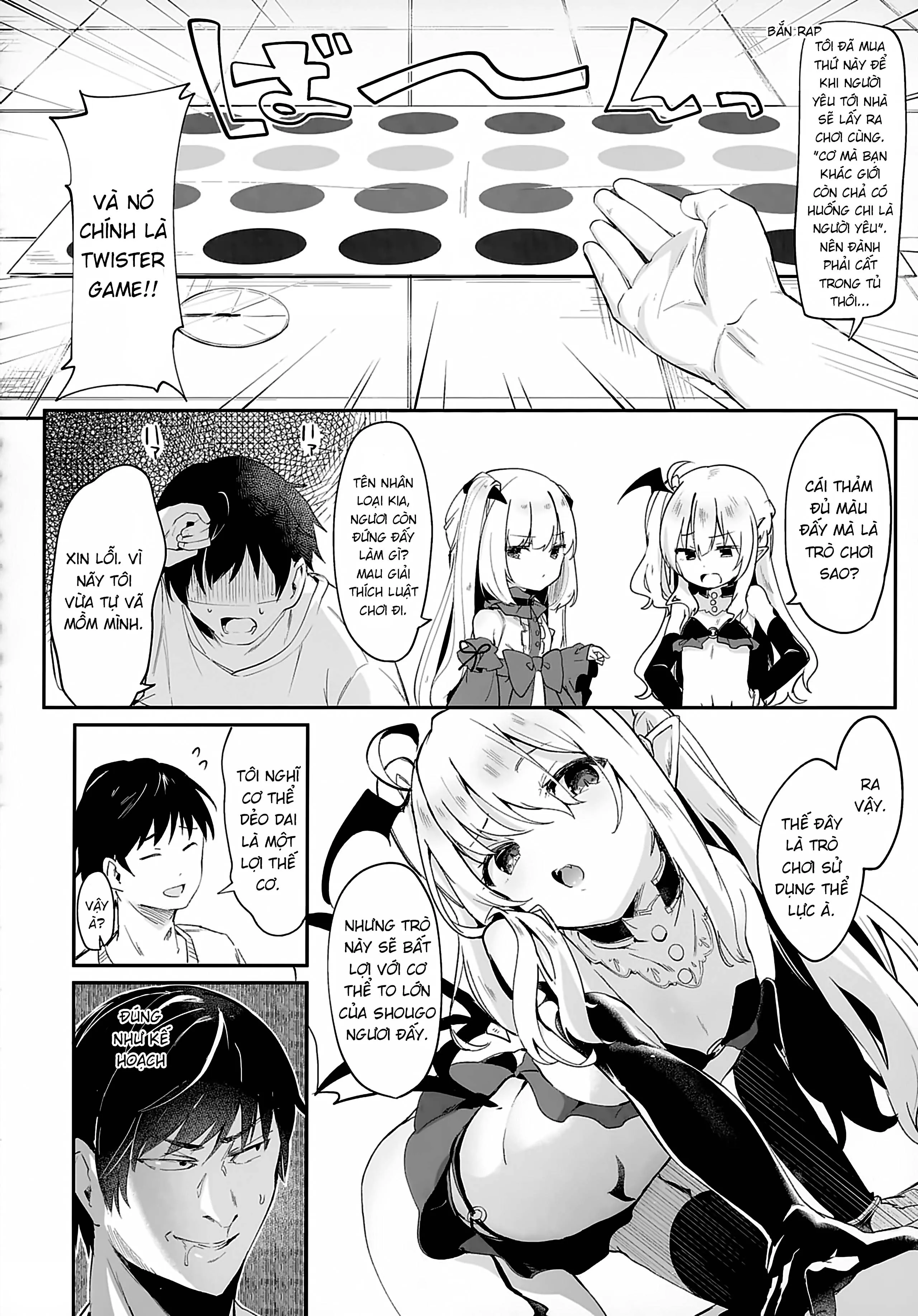 HentaiVN.net - Ảnh 5 - Boku wa Chiisana Succubus no Shimobe [Uncen] [Tôi là nô lệ của mấy bé Succubus loli] - Chap 4