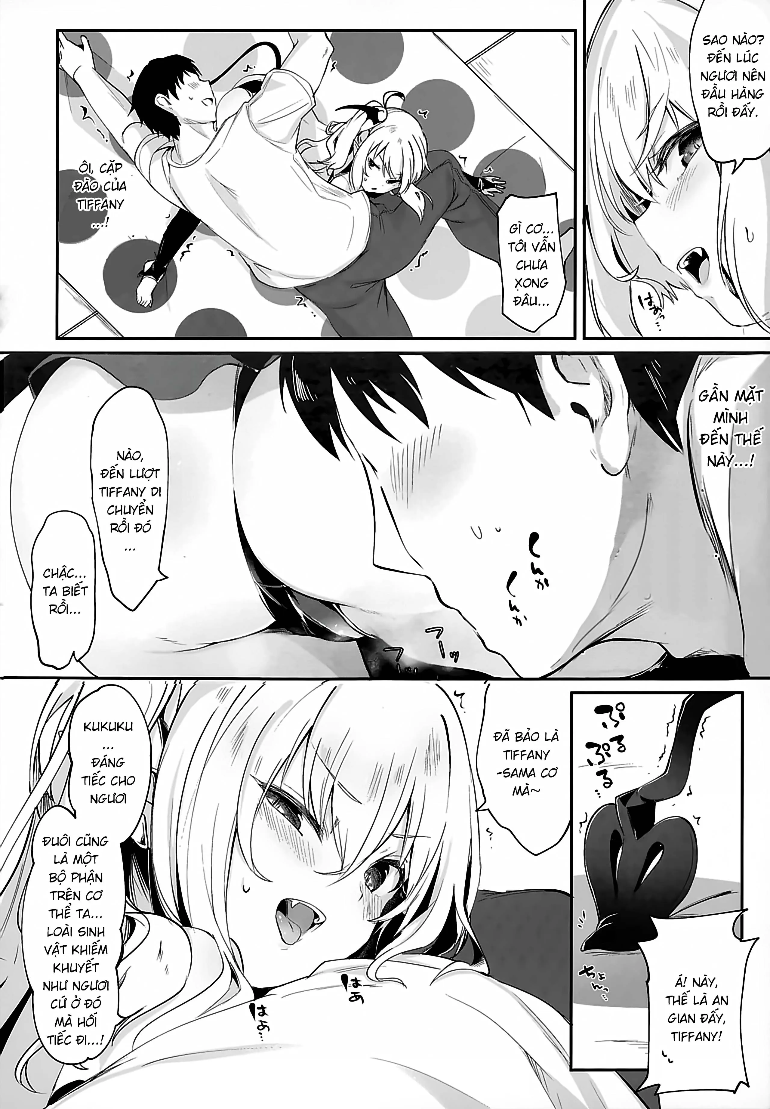 HentaiVN.net - Ảnh 7 - Boku wa Chiisana Succubus no Shimobe [Uncen] [Tôi là nô lệ của mấy bé Succubus loli] - Chap 4
