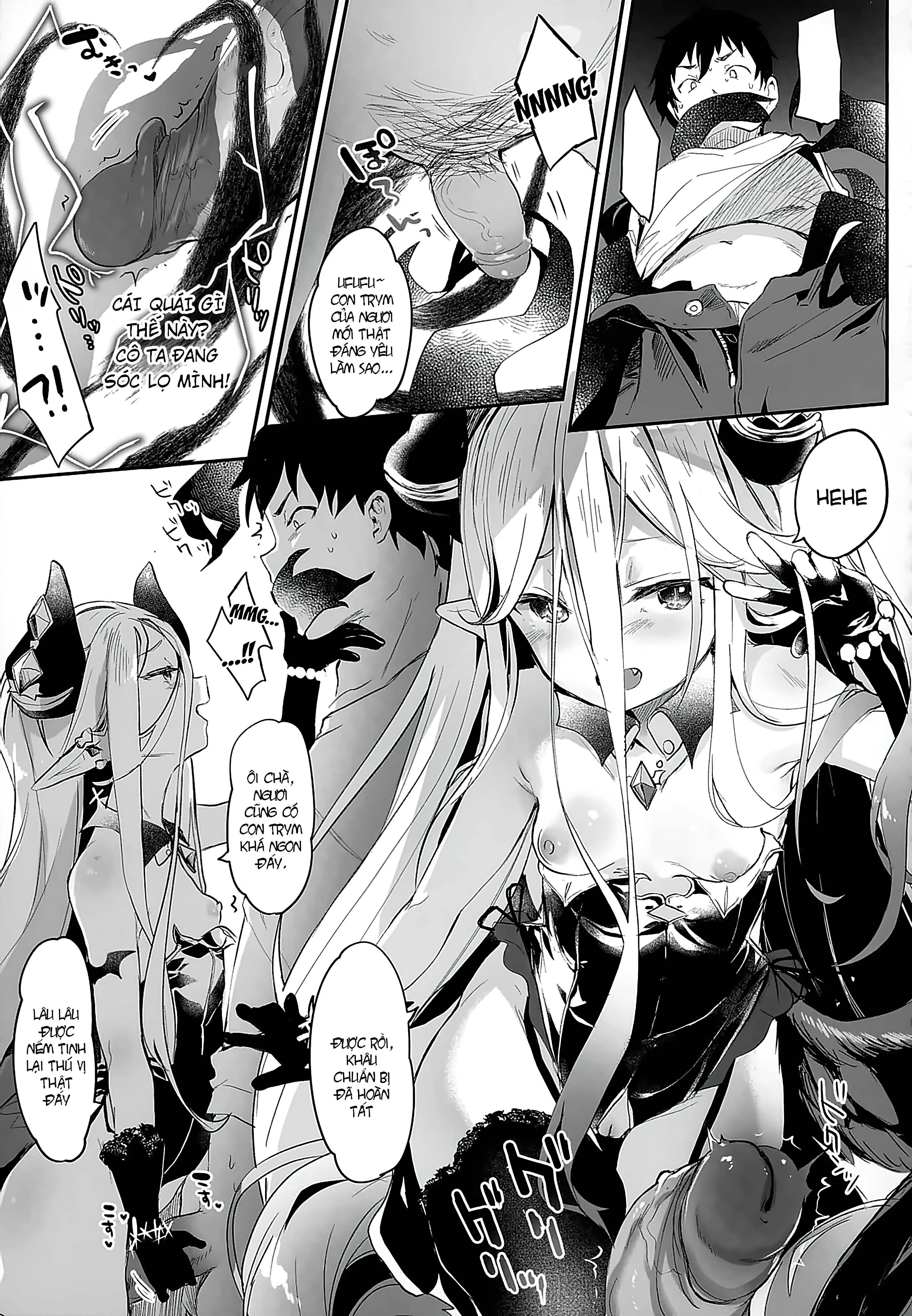 HentaiVN.net - Ảnh 11 - Boku wa Chiisana Succubus no Shimobe [Uncen] [Tôi là nô lệ của mấy bé Succubus loli] - Chap 5