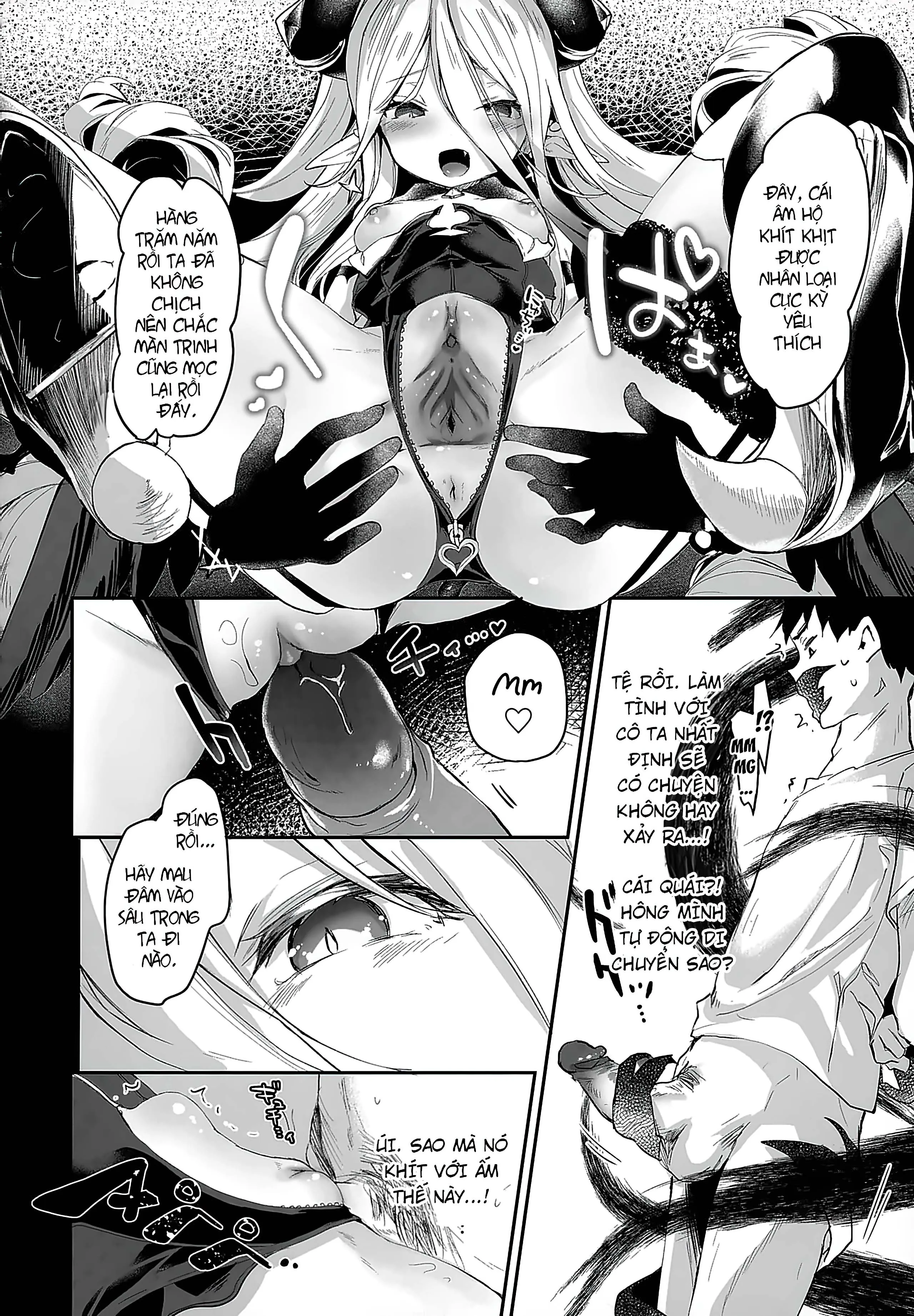 HentaiVN.net - Ảnh 12 - Boku wa Chiisana Succubus no Shimobe [Uncen] [Tôi là nô lệ của mấy bé Succubus loli] - Chap 5