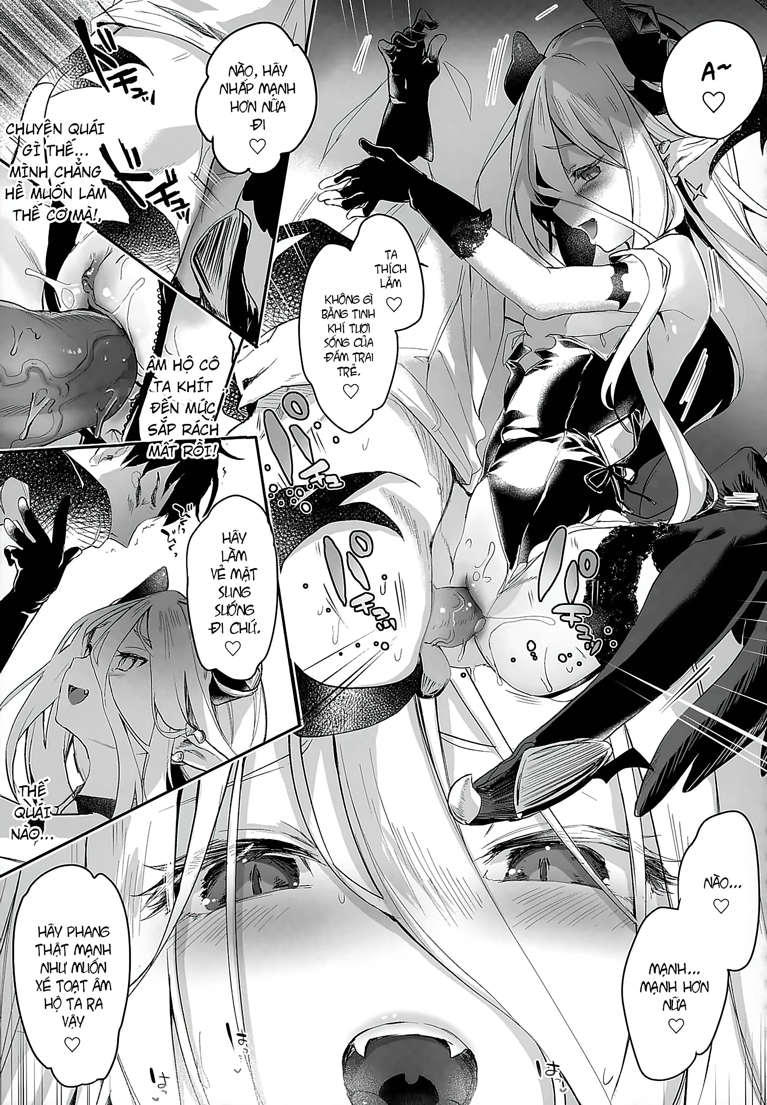 HentaiVN.net - Ảnh 13 - Boku wa Chiisana Succubus no Shimobe [Uncen] [Tôi là nô lệ của mấy bé Succubus loli] - Chap 5