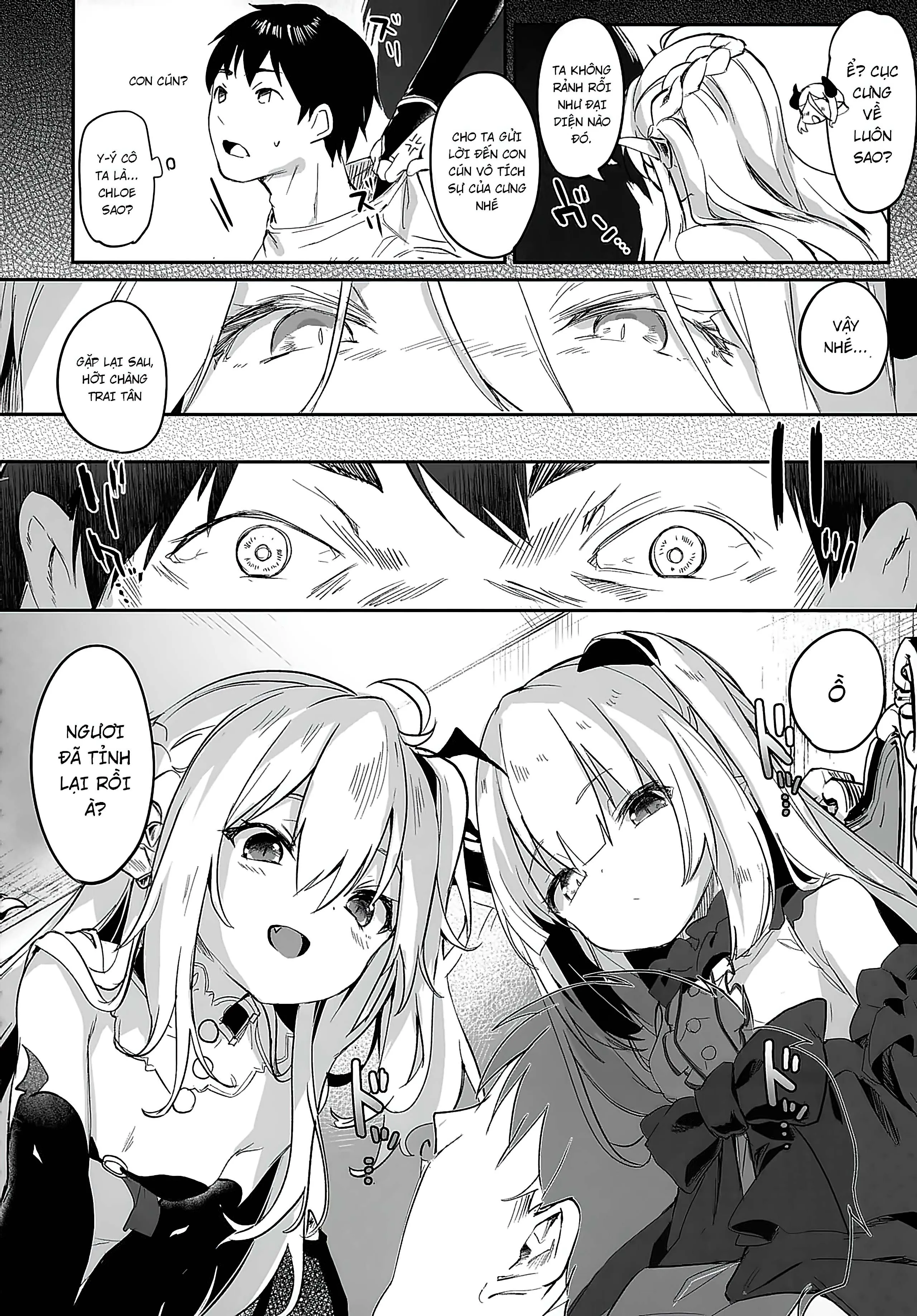 HentaiVN.net - Ảnh 20 - Boku wa Chiisana Succubus no Shimobe [Uncen] [Tôi là nô lệ của mấy bé Succubus loli] - Chap 5