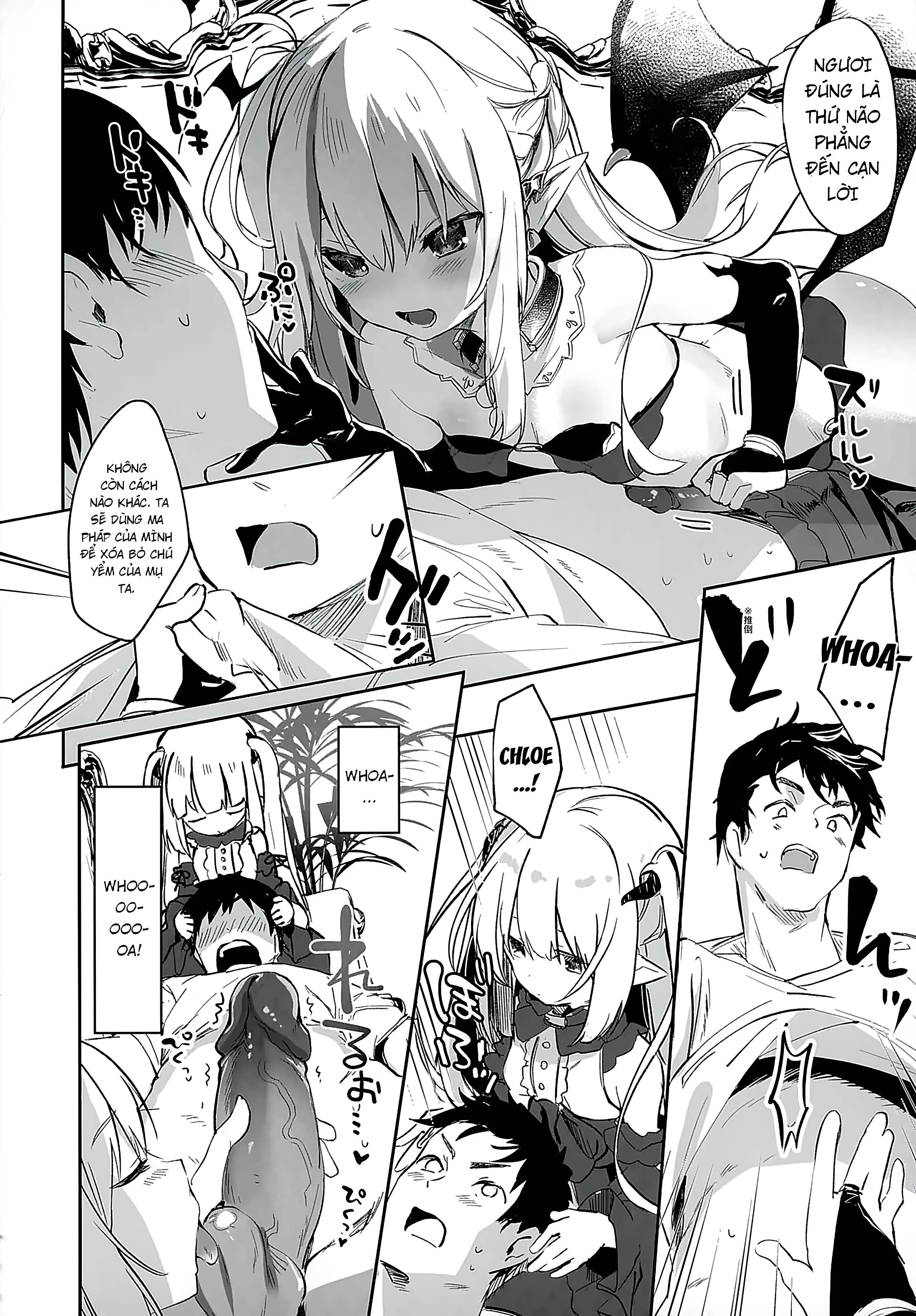 HentaiVN.net - Ảnh 24 - Boku wa Chiisana Succubus no Shimobe [Uncen] [Tôi là nô lệ của mấy bé Succubus loli] - Chap 5