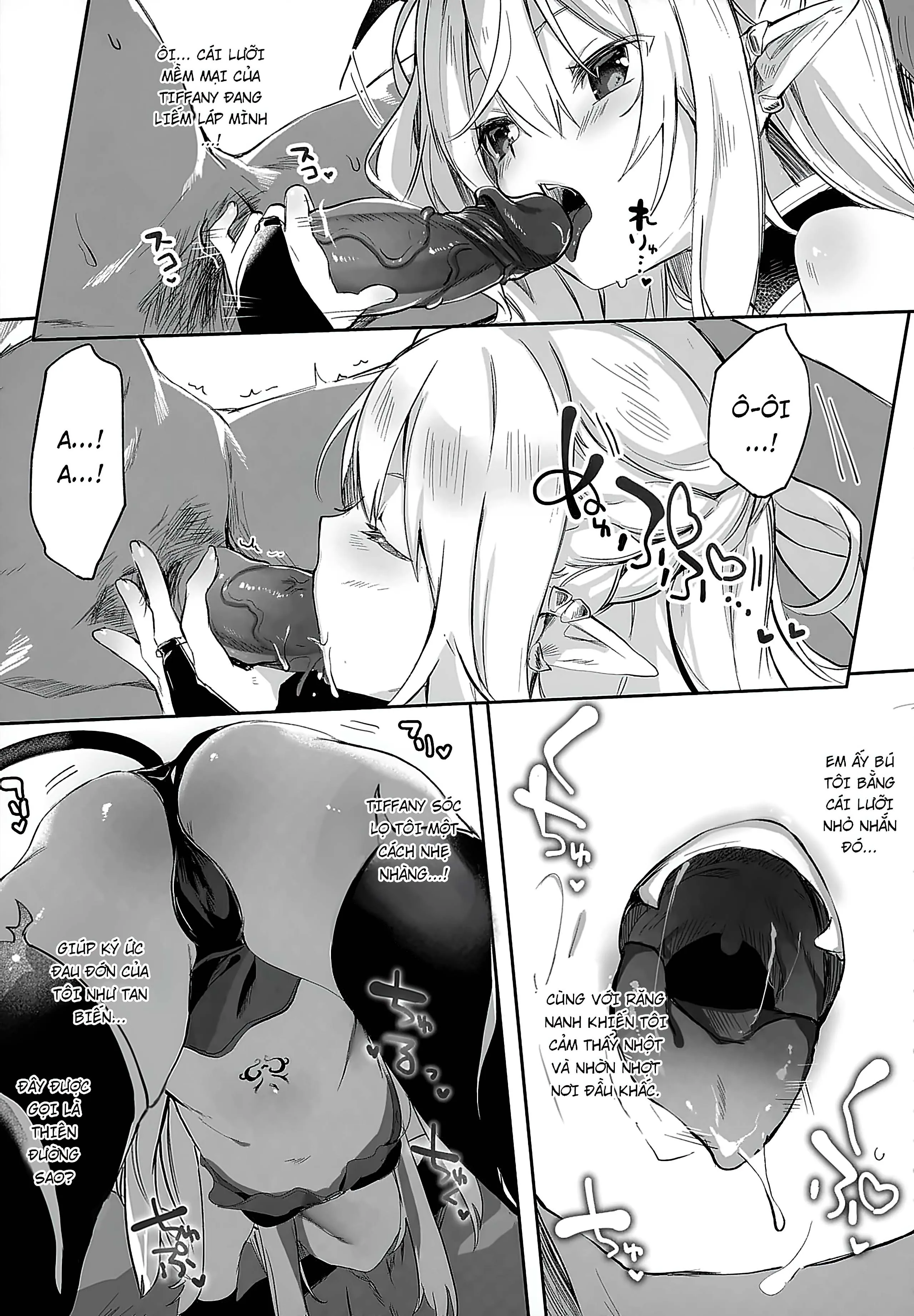HentaiVN.net - Ảnh 25 - Boku wa Chiisana Succubus no Shimobe [Uncen] [Tôi là nô lệ của mấy bé Succubus loli] - Chap 5