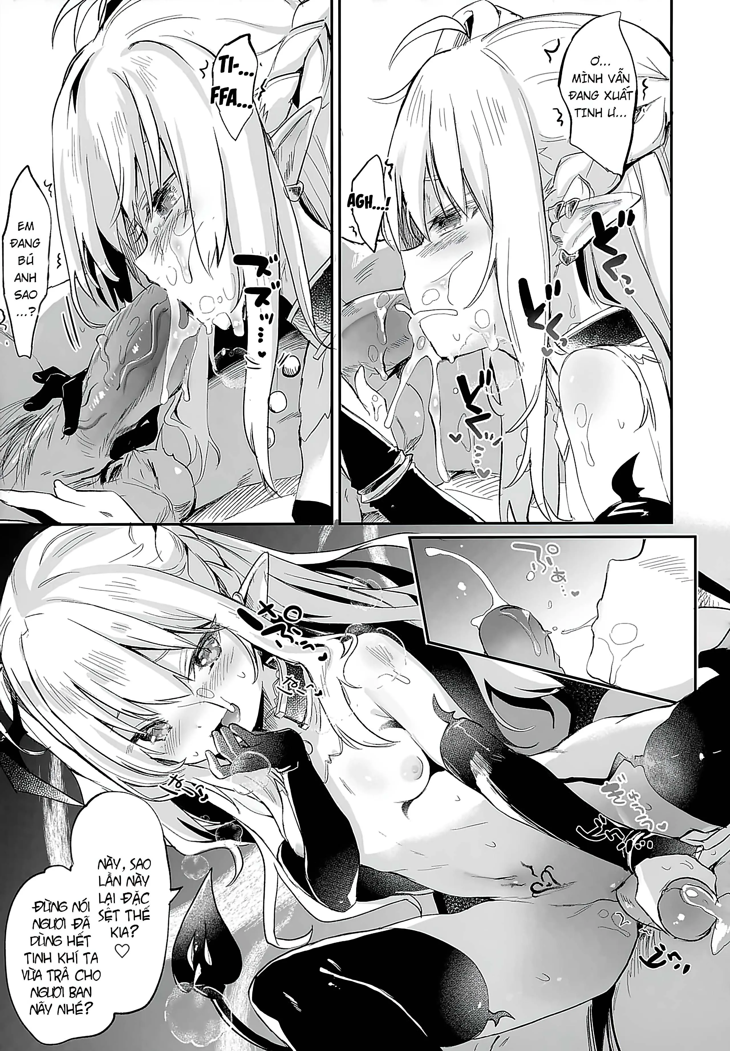 HentaiVN.net - Ảnh 27 - Boku wa Chiisana Succubus no Shimobe [Uncen] [Tôi là nô lệ của mấy bé Succubus loli] - Chap 5