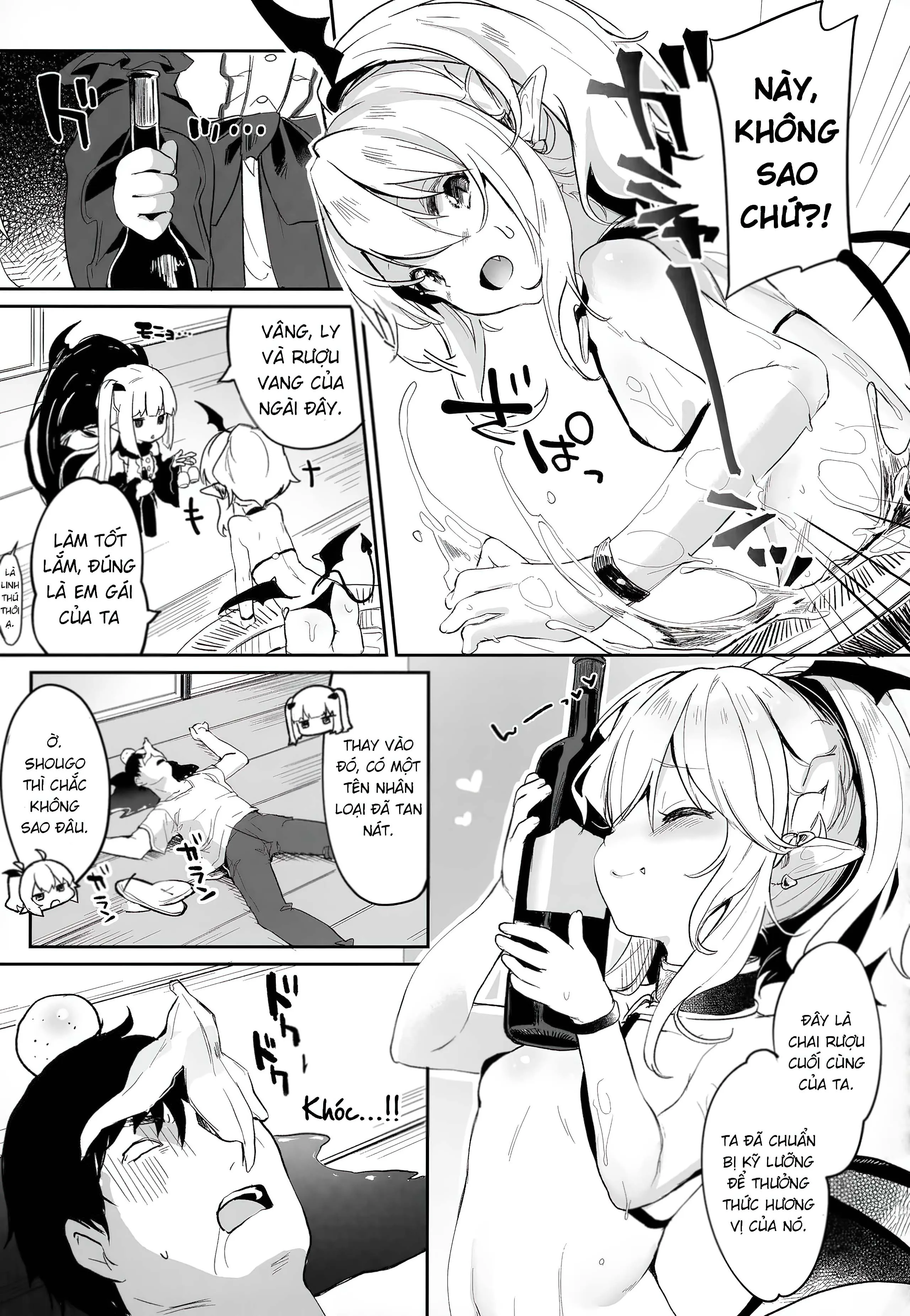HentaiVN.net - Ảnh 3 - Boku wa Chiisana Succubus no Shimobe [Uncen] [Tôi là nô lệ của mấy bé Succubus loli] - Chap 5