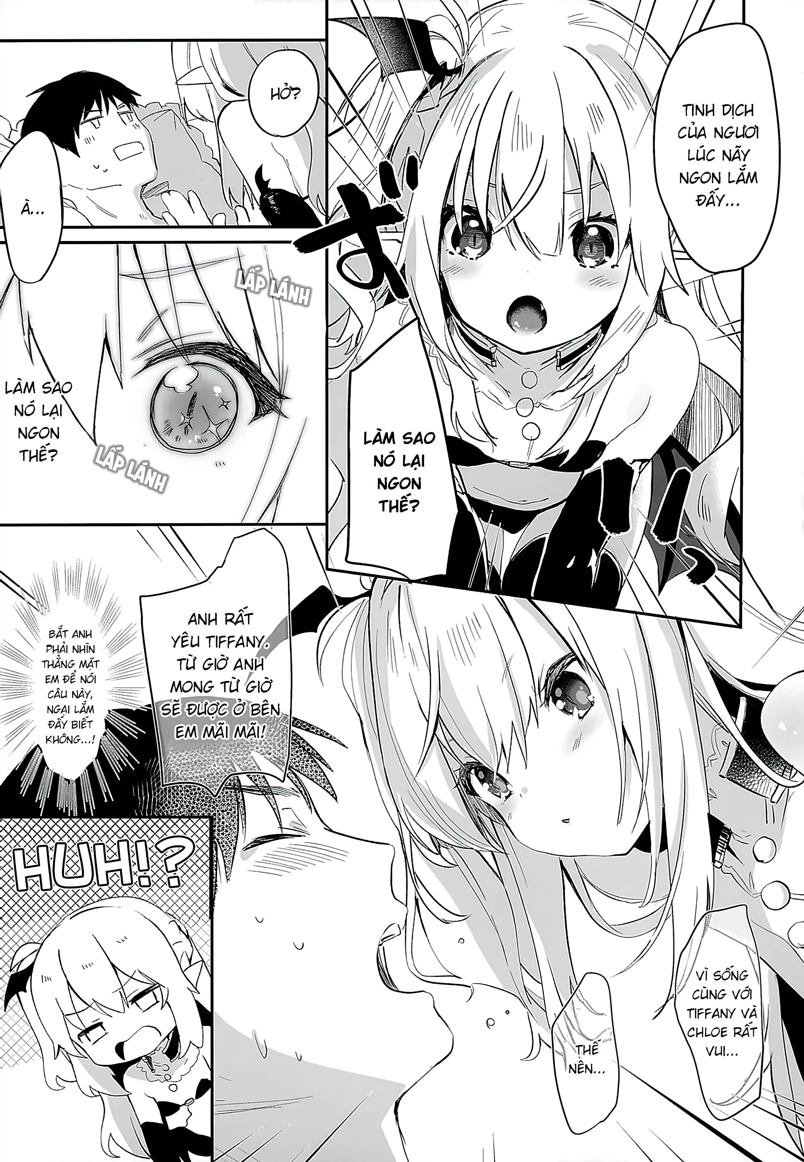 HentaiVN.net - Ảnh 35 - Boku wa Chiisana Succubus no Shimobe [Uncen] [Tôi là nô lệ của mấy bé Succubus loli] - Chap 5