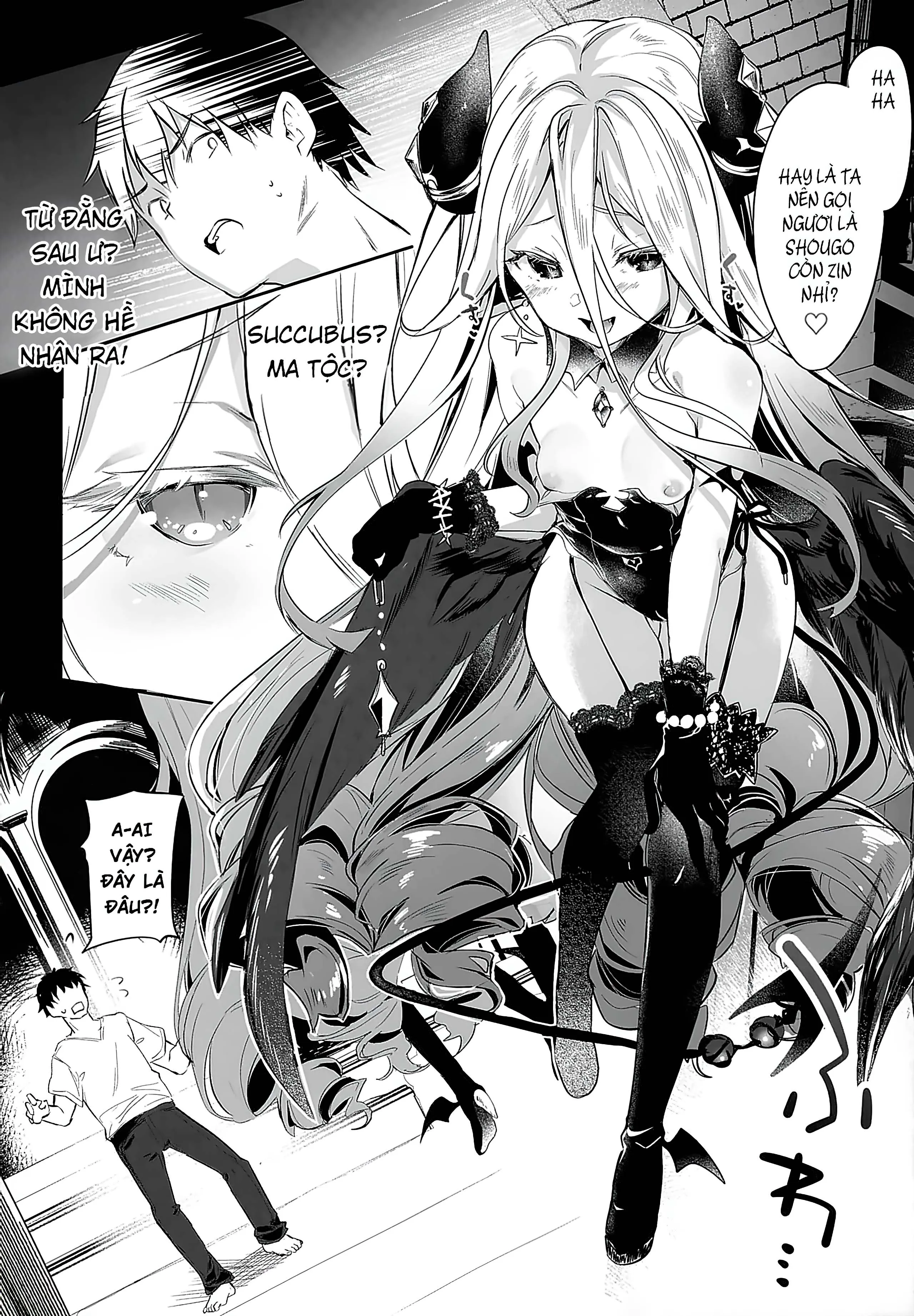 HentaiVN.net - Ảnh 6 - Boku wa Chiisana Succubus no Shimobe [Uncen] [Tôi là nô lệ của mấy bé Succubus loli] - Chap 5