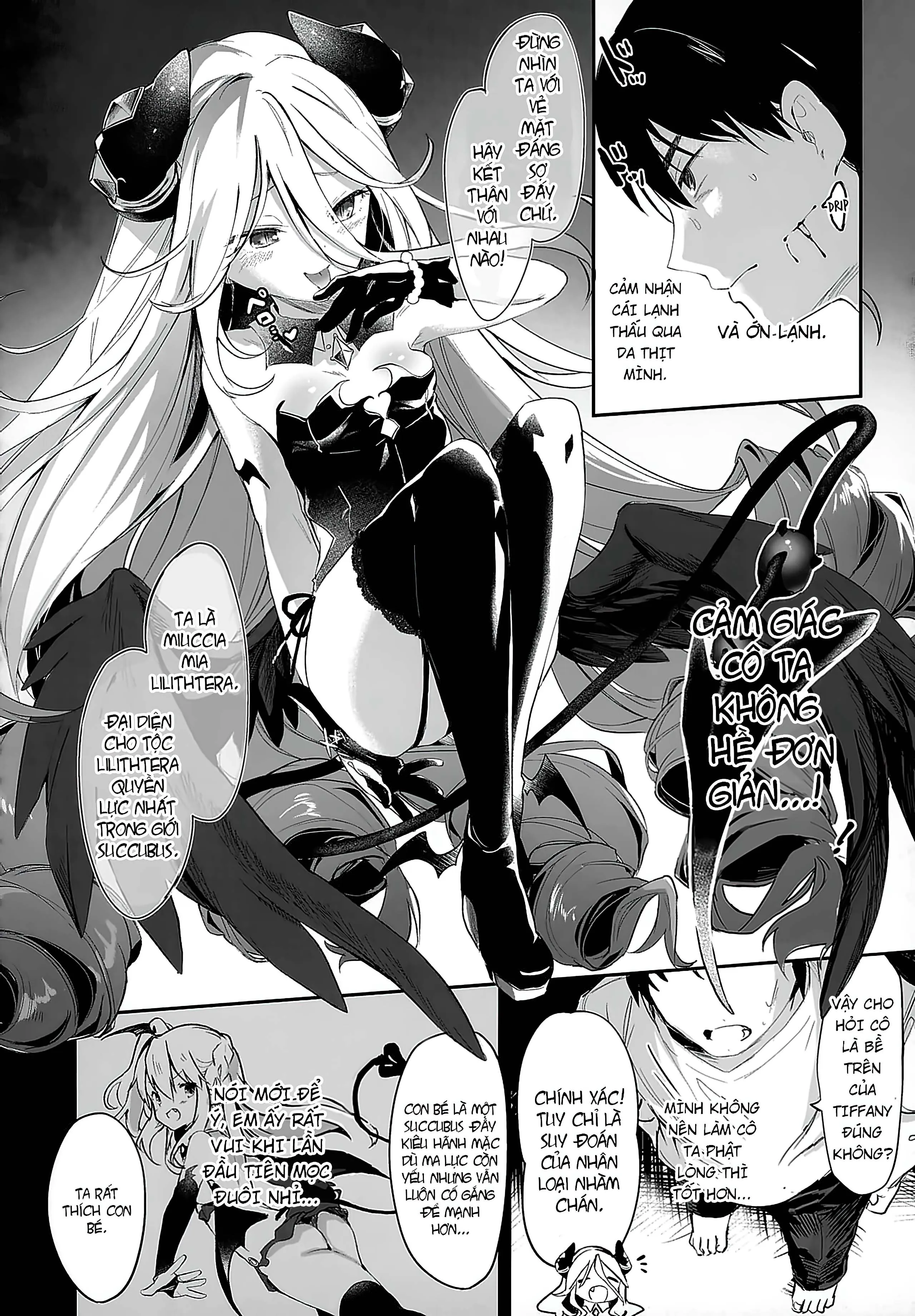 HentaiVN.net - Ảnh 8 - Boku wa Chiisana Succubus no Shimobe [Uncen] [Tôi là nô lệ của mấy bé Succubus loli] - Chap 5