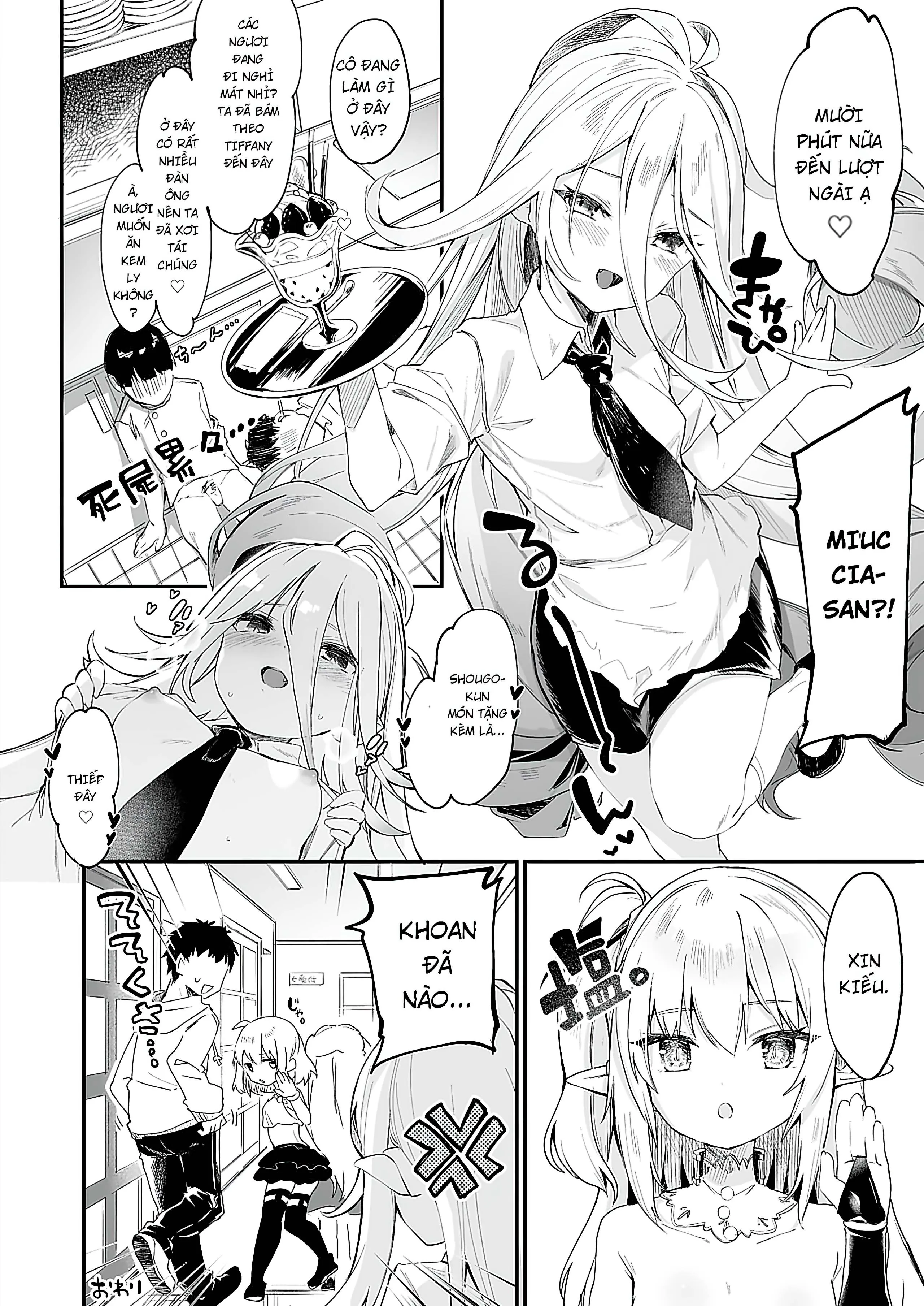 HentaiVN.net - Ảnh 32 - Boku wa Chiisana Succubus no Shimobe [Uncen] [Tôi là nô lệ của mấy bé Succubus loli] - Chap 6 [END]