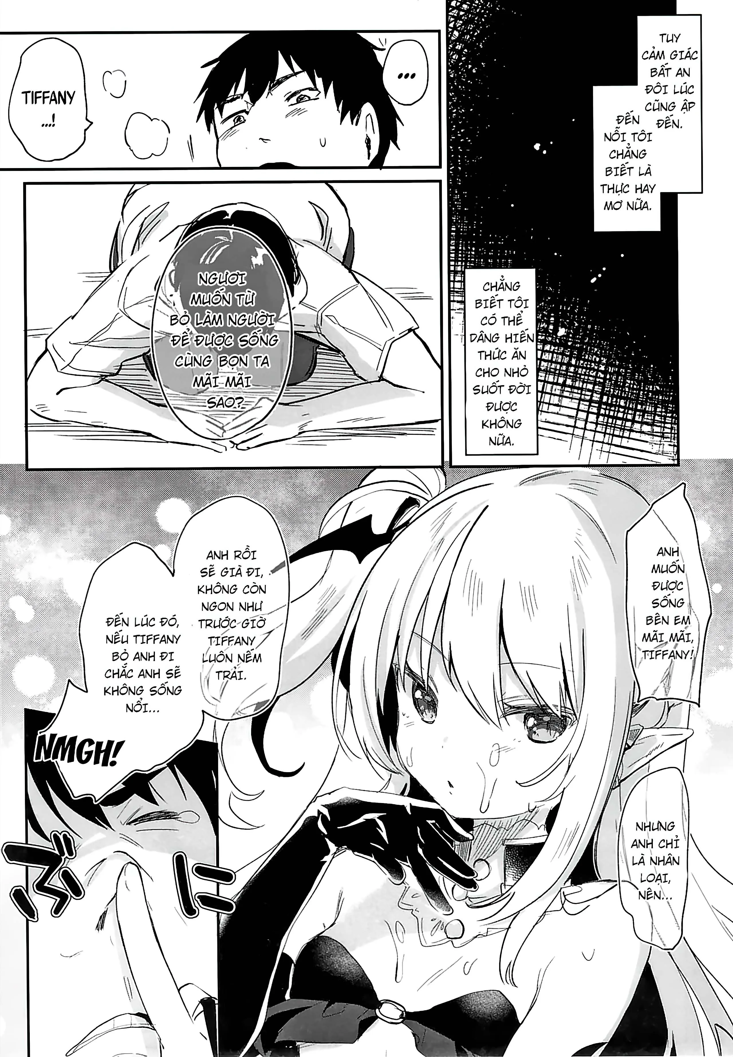 HentaiVN.net - Ảnh 4 - Boku wa Chiisana Succubus no Shimobe [Uncen] [Tôi là nô lệ của mấy bé Succubus loli] - Chap 6 [END]