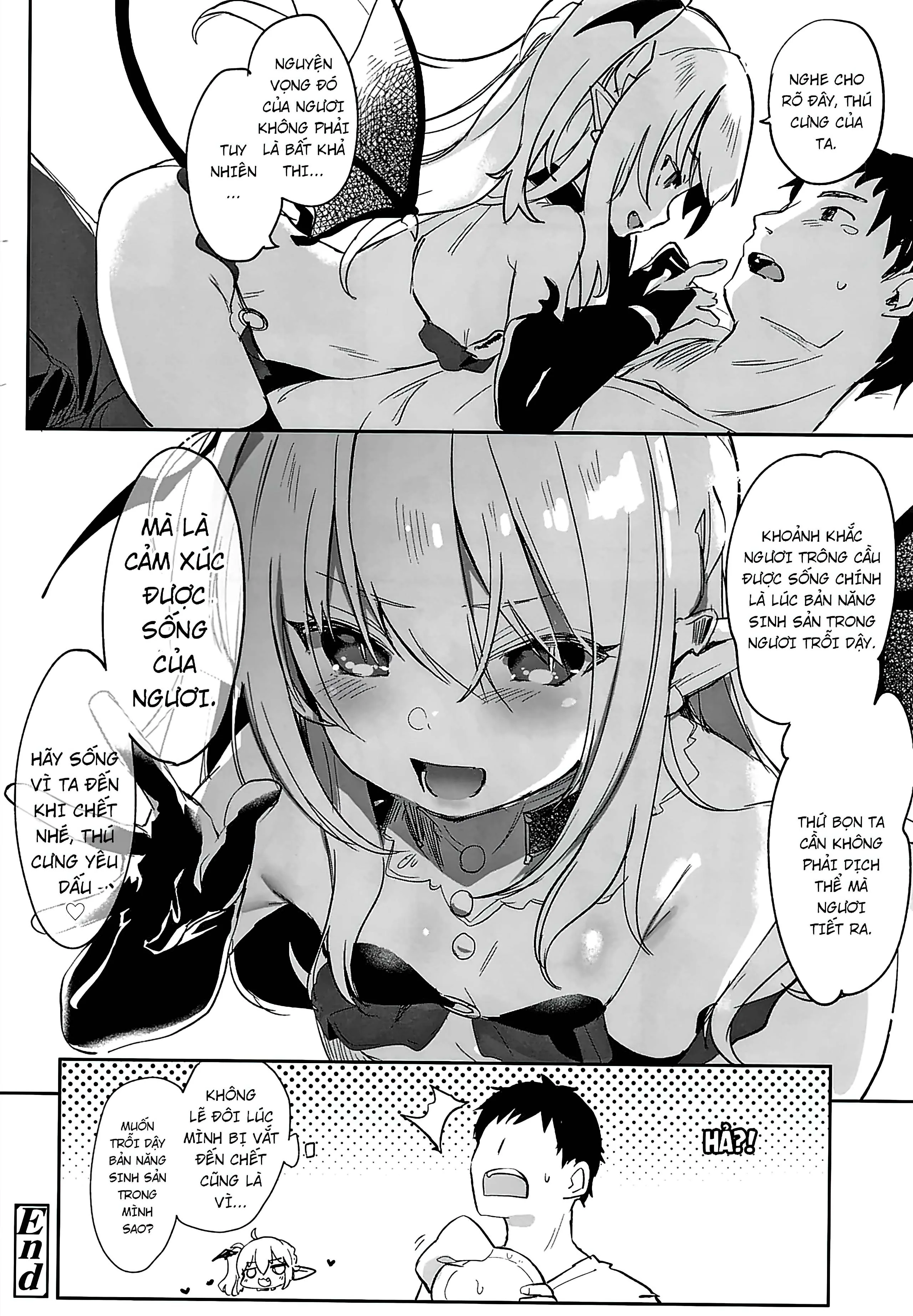 HentaiVN.net - Ảnh 5 - Boku wa Chiisana Succubus no Shimobe [Uncen] [Tôi là nô lệ của mấy bé Succubus loli] - Chap 6 [END]