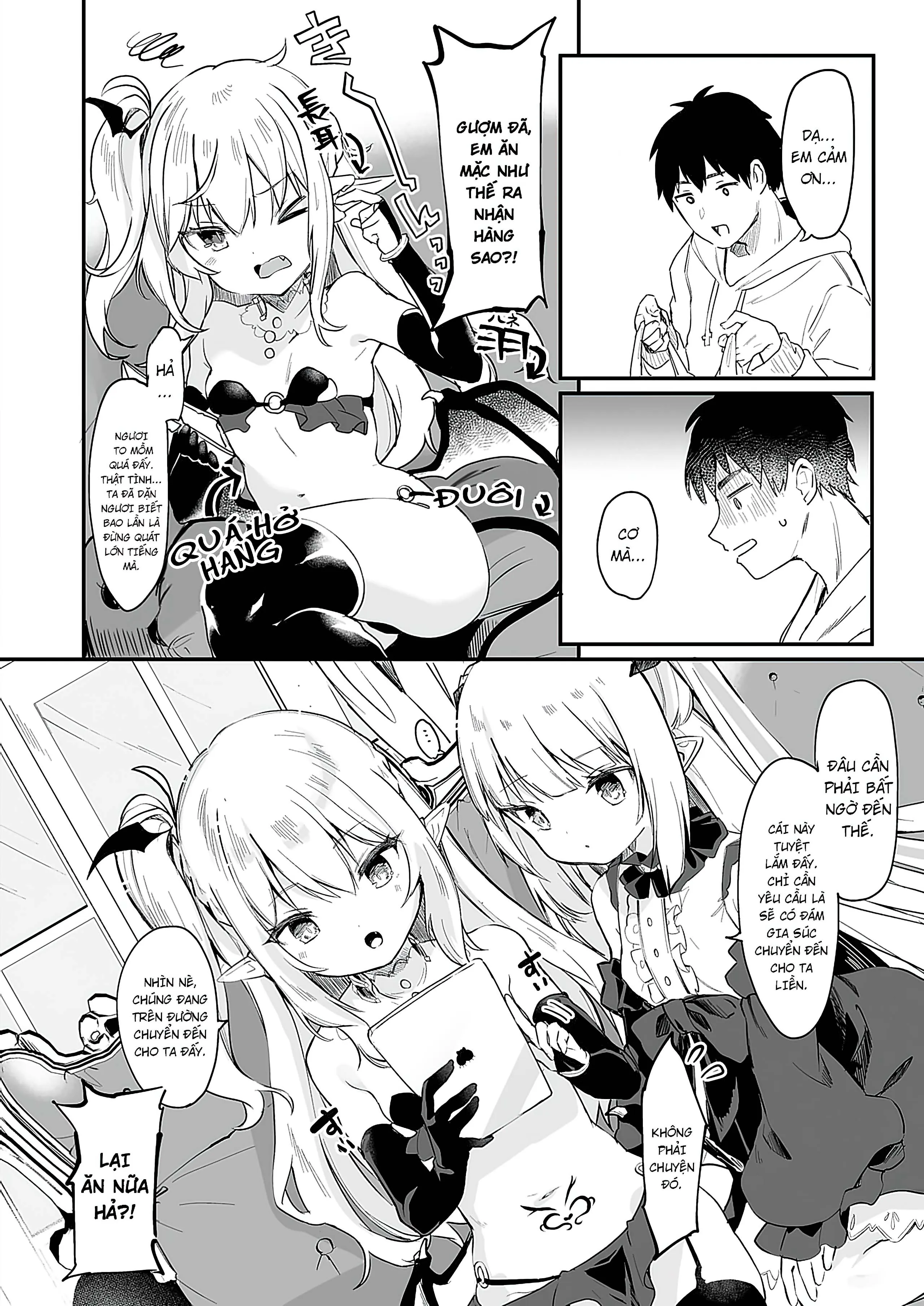 HentaiVN.net - Ảnh 8 - Boku wa Chiisana Succubus no Shimobe [Uncen] [Tôi là nô lệ của mấy bé Succubus loli] - Chap 6 [END]