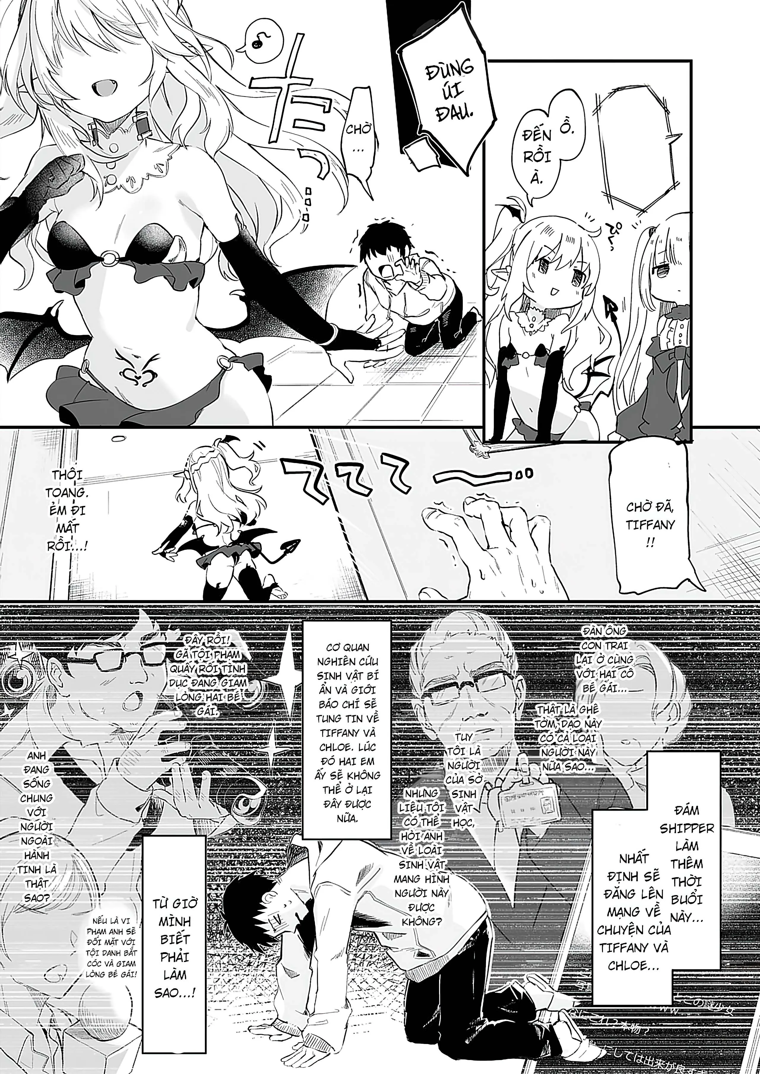 HentaiVN.net - Ảnh 9 - Boku wa Chiisana Succubus no Shimobe [Uncen] [Tôi là nô lệ của mấy bé Succubus loli] - Chap 6 [END]