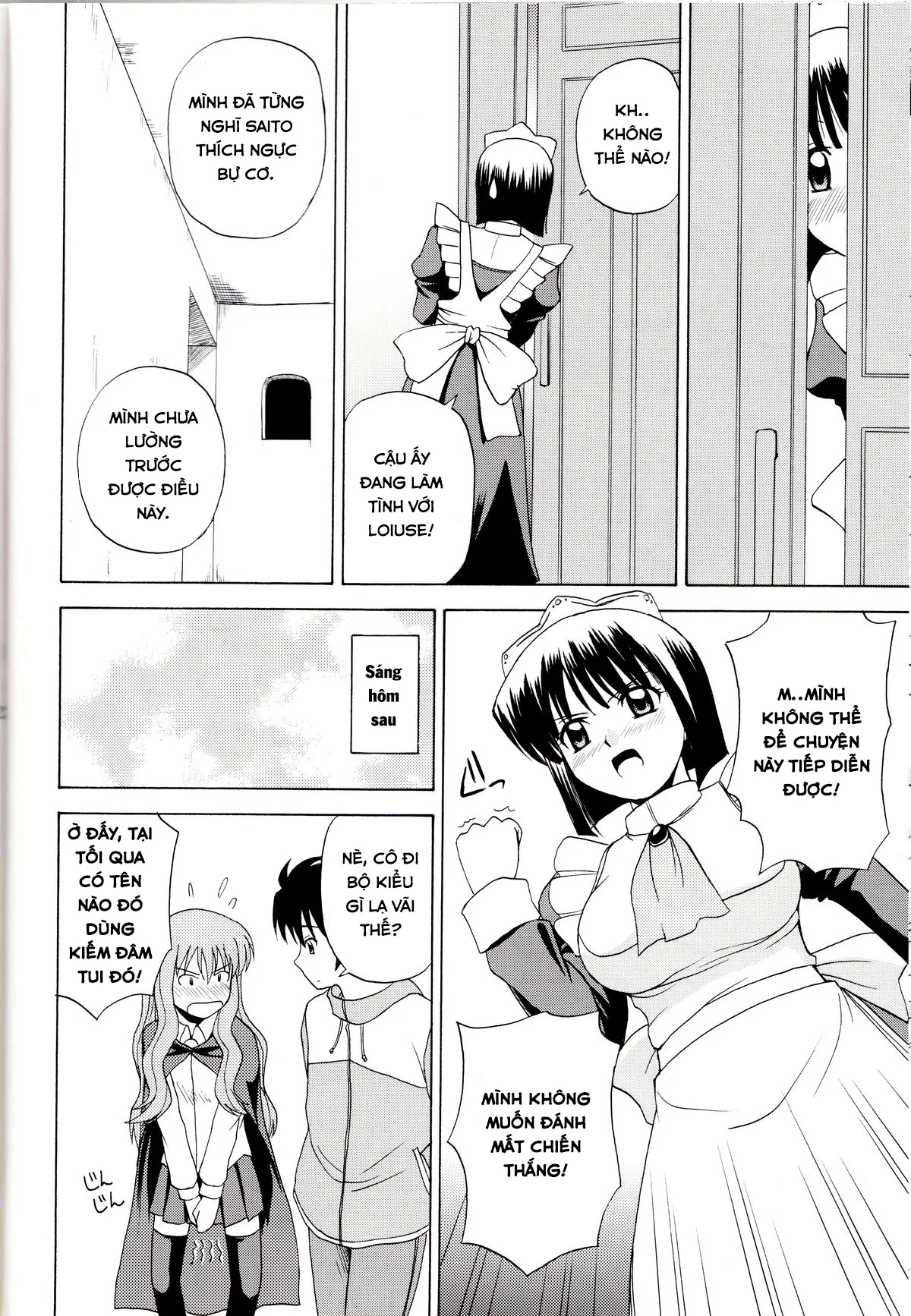 HentaiVN.net - Ảnh 19 - Le Beau Maitre (Zero no Tsukaima) [Zero no tsukaima; Zero No Tsukaima; Zero no Tsukaima] - Chap 1 - Louise & Siesta