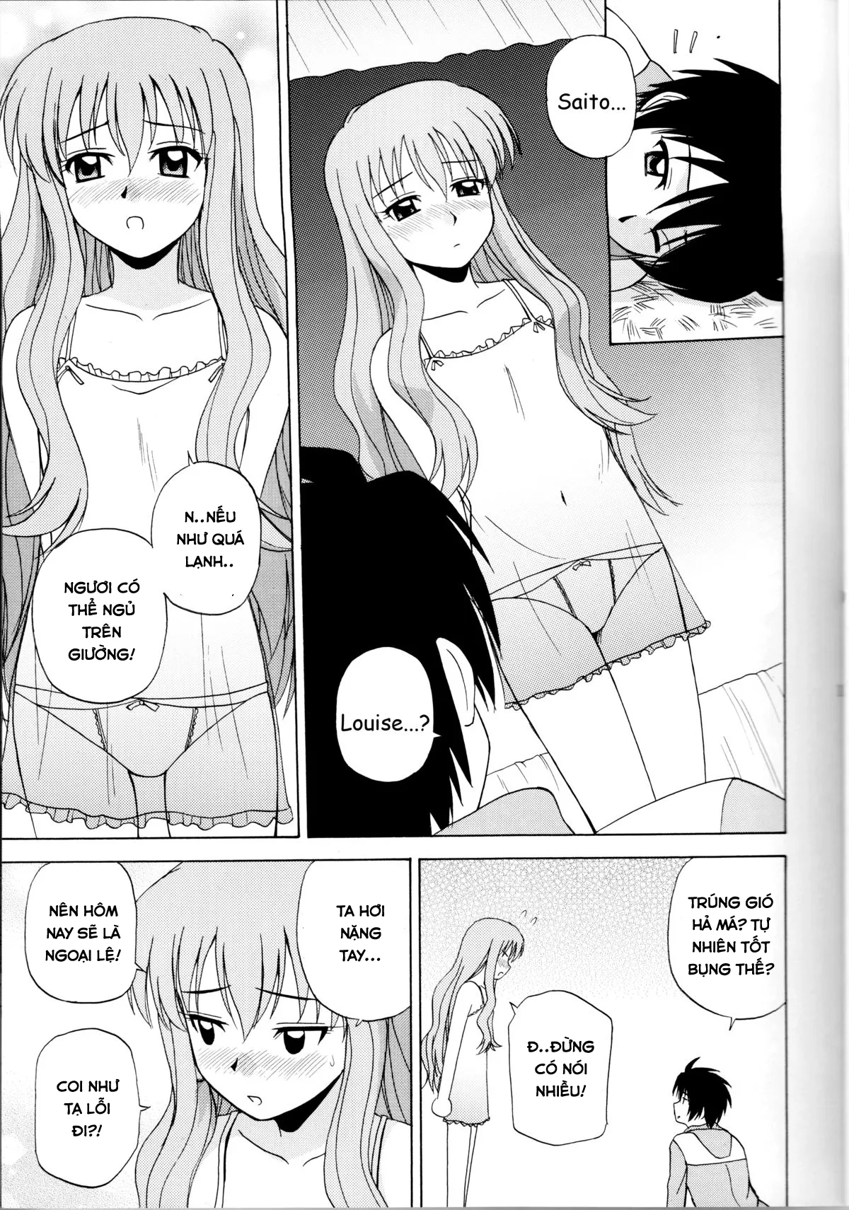 HentaiVN.net - Ảnh 8 - Le Beau Maitre (Zero no Tsukaima) [Zero no tsukaima; Zero No Tsukaima; Zero no Tsukaima] - Chap 1 - Louise & Siesta
