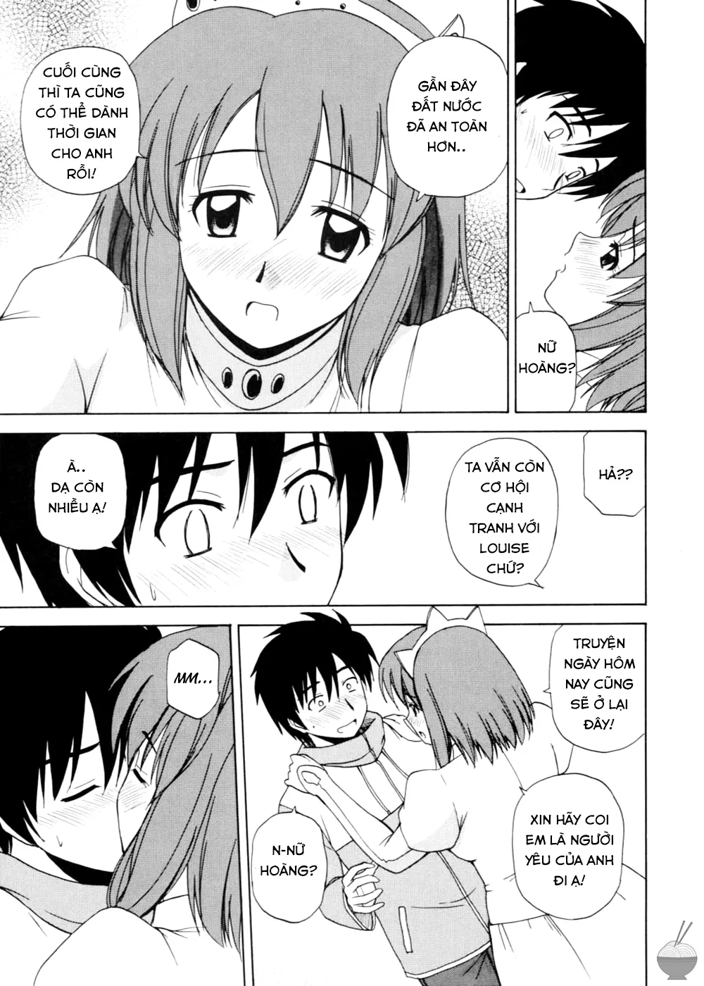 HentaiVN.net - Ảnh 13 - Le Beau Maitre (Zero no Tsukaima) [Zero no tsukaima; Zero No Tsukaima; Zero no Tsukaima] - Chap 2 - Nữ Hoàng