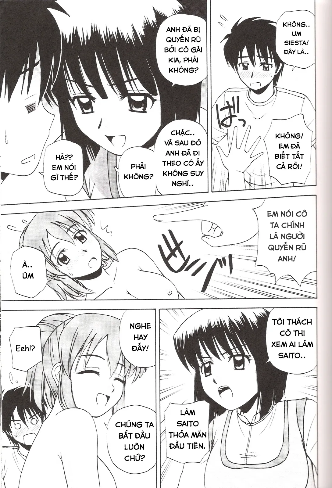 HentaiVN.net - Ảnh 13 - Le Beau Maitre (Zero no Tsukaima) [Zero no tsukaima; Zero No Tsukaima; Zero no Tsukaima] - Chap 3 - Nữ Hoàng Solo Siesta