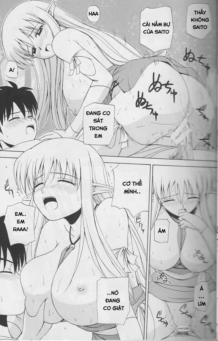 HentaiVN.net - Ảnh 22 - Le Beau Maitre (Zero no Tsukaima) [Zero no tsukaima; Zero No Tsukaima; Zero no Tsukaima] - Chap 4 - Tình bạn với elf Tiffa