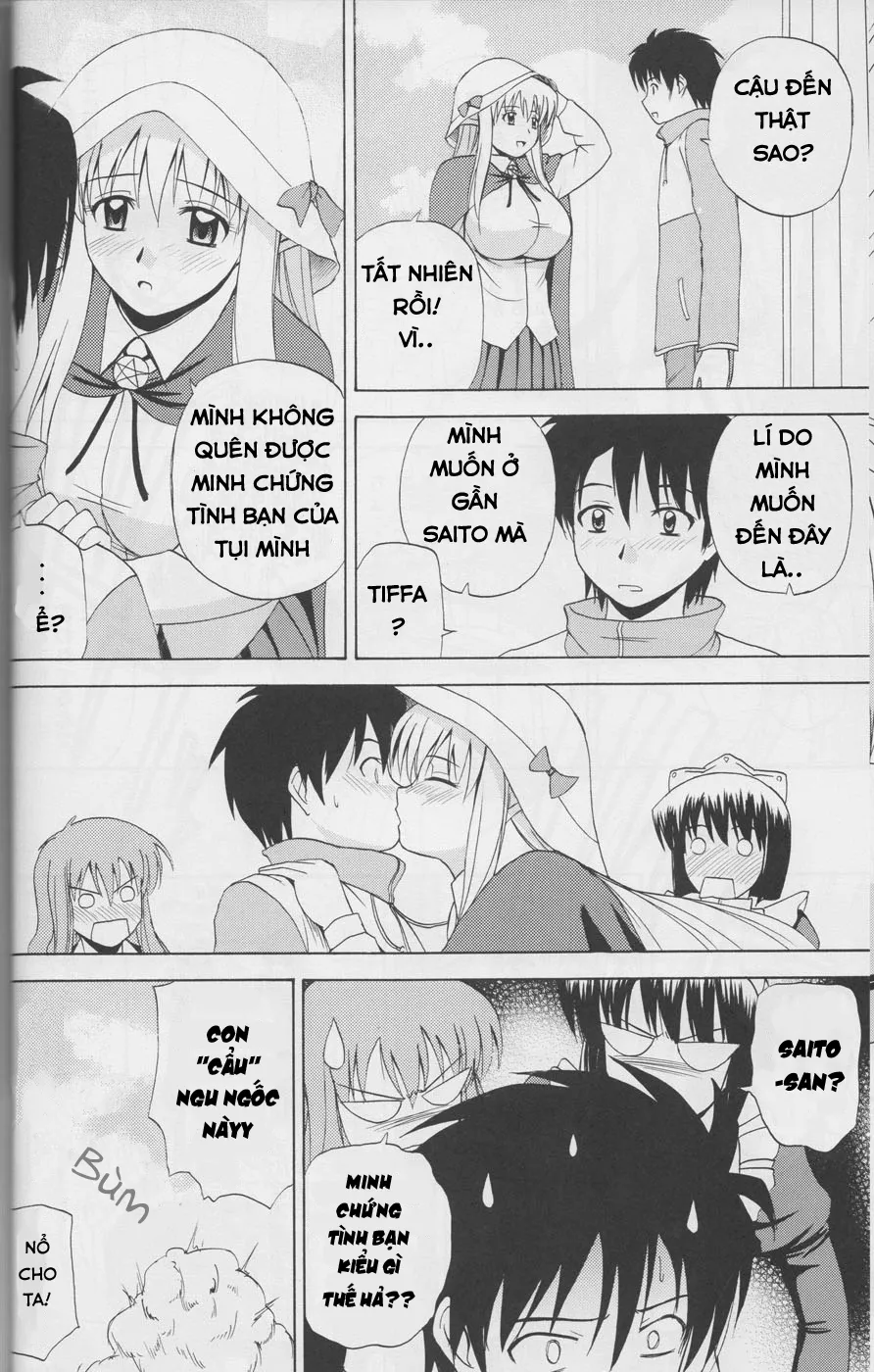 HentaiVN.net - Ảnh 25 - Le Beau Maitre (Zero no Tsukaima) [Zero no tsukaima; Zero No Tsukaima; Zero no Tsukaima] - Chap 4 - Tình bạn với elf Tiffa
