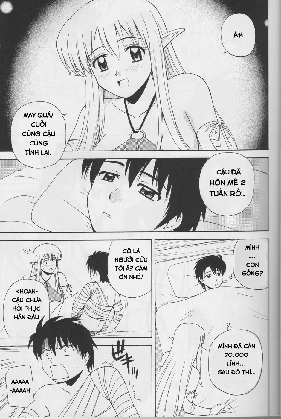 HentaiVN.net - Ảnh 4 - Le Beau Maitre (Zero no Tsukaima) [Zero no tsukaima; Zero No Tsukaima; Zero no Tsukaima] - Chap 4 - Tình bạn với elf Tiffa