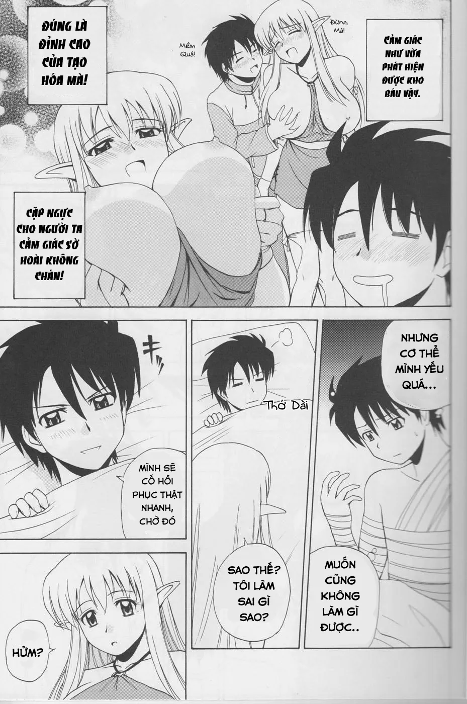 HentaiVN.net - Ảnh 6 - Le Beau Maitre (Zero no Tsukaima) [Zero no tsukaima; Zero No Tsukaima; Zero no Tsukaima] - Chap 4 - Tình bạn với elf Tiffa