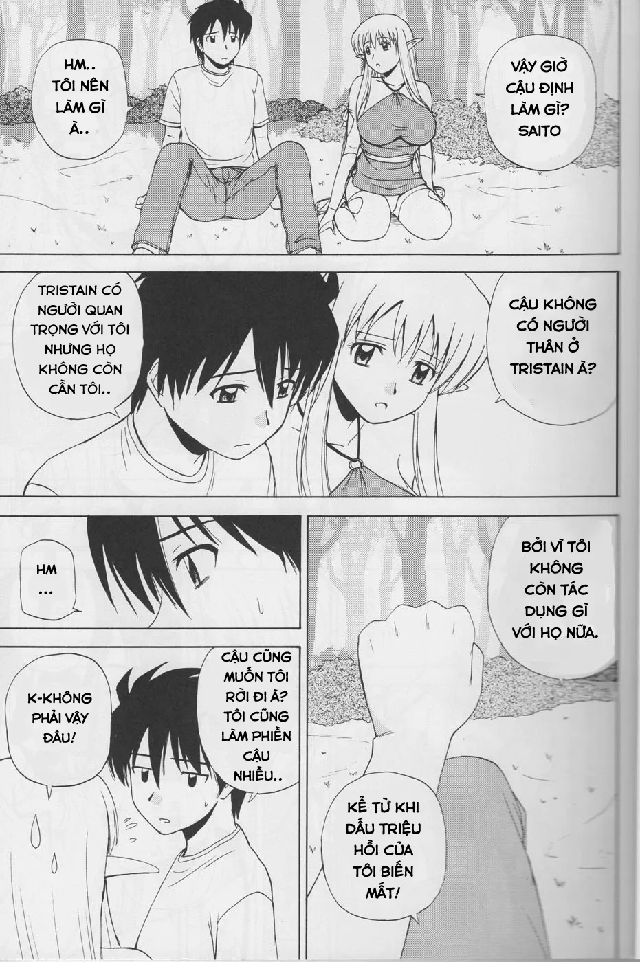 HentaiVN.net - Ảnh 8 - Le Beau Maitre (Zero no Tsukaima) [Zero no tsukaima; Zero No Tsukaima; Zero no Tsukaima] - Chap 4 - Tình bạn với elf Tiffa