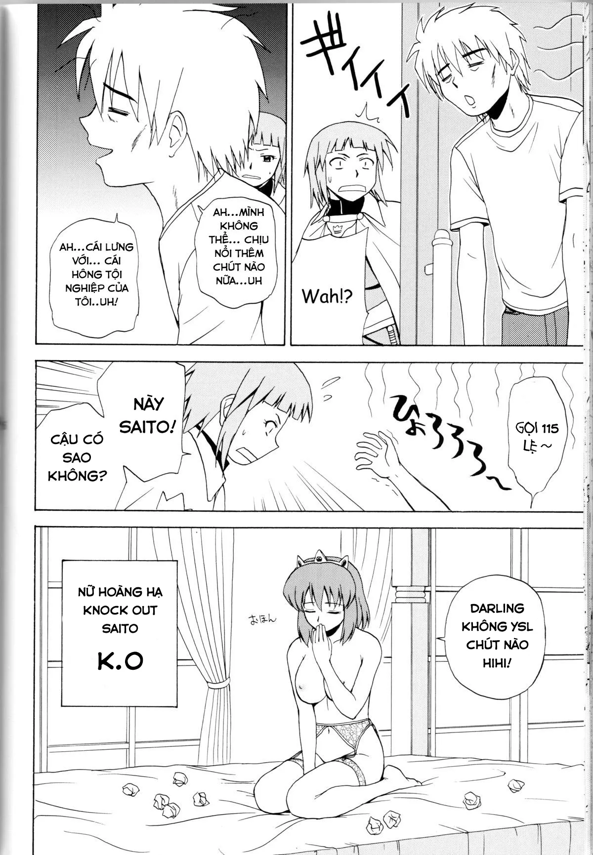 HentaiVN.net - Ảnh 17 - Le Beau Maitre (Zero no Tsukaima) [Zero no tsukaima; Zero No Tsukaima; Zero no Tsukaima] - Chap 5 - Bị nữ hoàng tra tấn