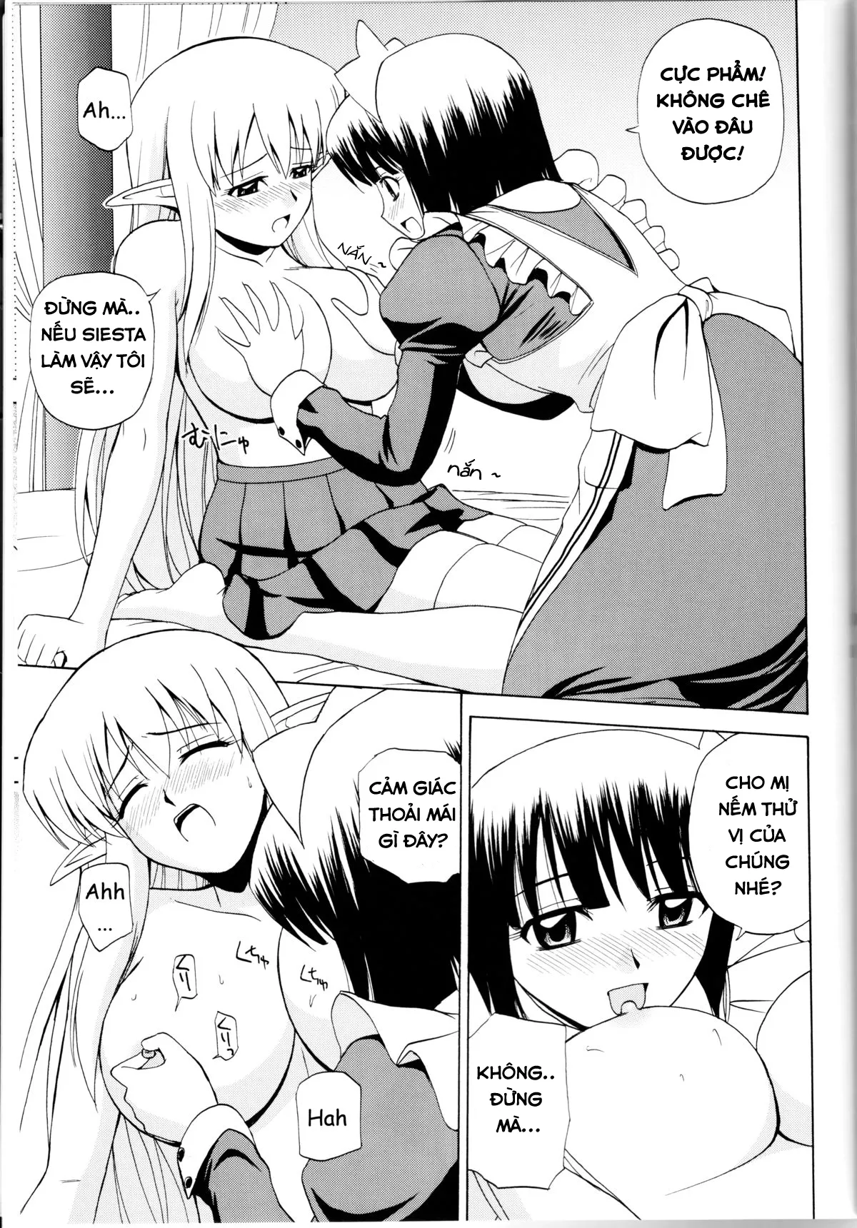 HentaiVN.net - Ảnh 20 - Le Beau Maitre (Zero no Tsukaima) [Zero no tsukaima; Zero No Tsukaima; Zero no Tsukaima] - Chap 5 - Bị nữ hoàng tra tấn