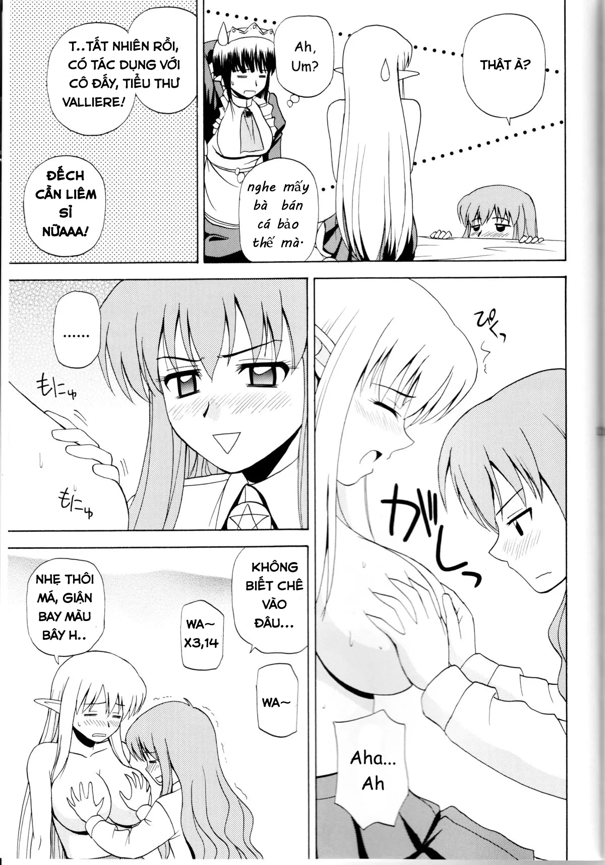 HentaiVN.net - Ảnh 22 - Le Beau Maitre (Zero no Tsukaima) [Zero no tsukaima; Zero No Tsukaima; Zero no Tsukaima] - Chap 5 - Bị nữ hoàng tra tấn