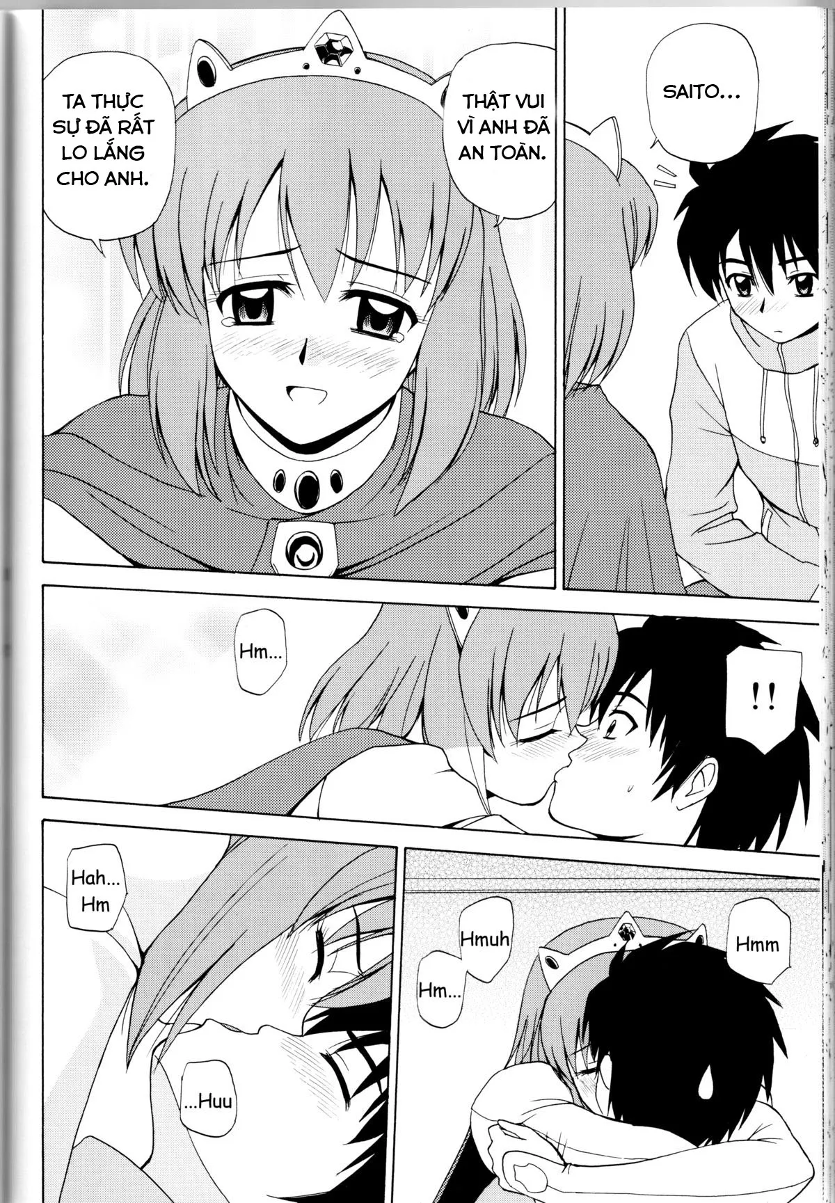 HentaiVN.net - Ảnh 3 - Le Beau Maitre (Zero no Tsukaima) [Zero no tsukaima; Zero No Tsukaima; Zero no Tsukaima] - Chap 5 - Bị nữ hoàng tra tấn