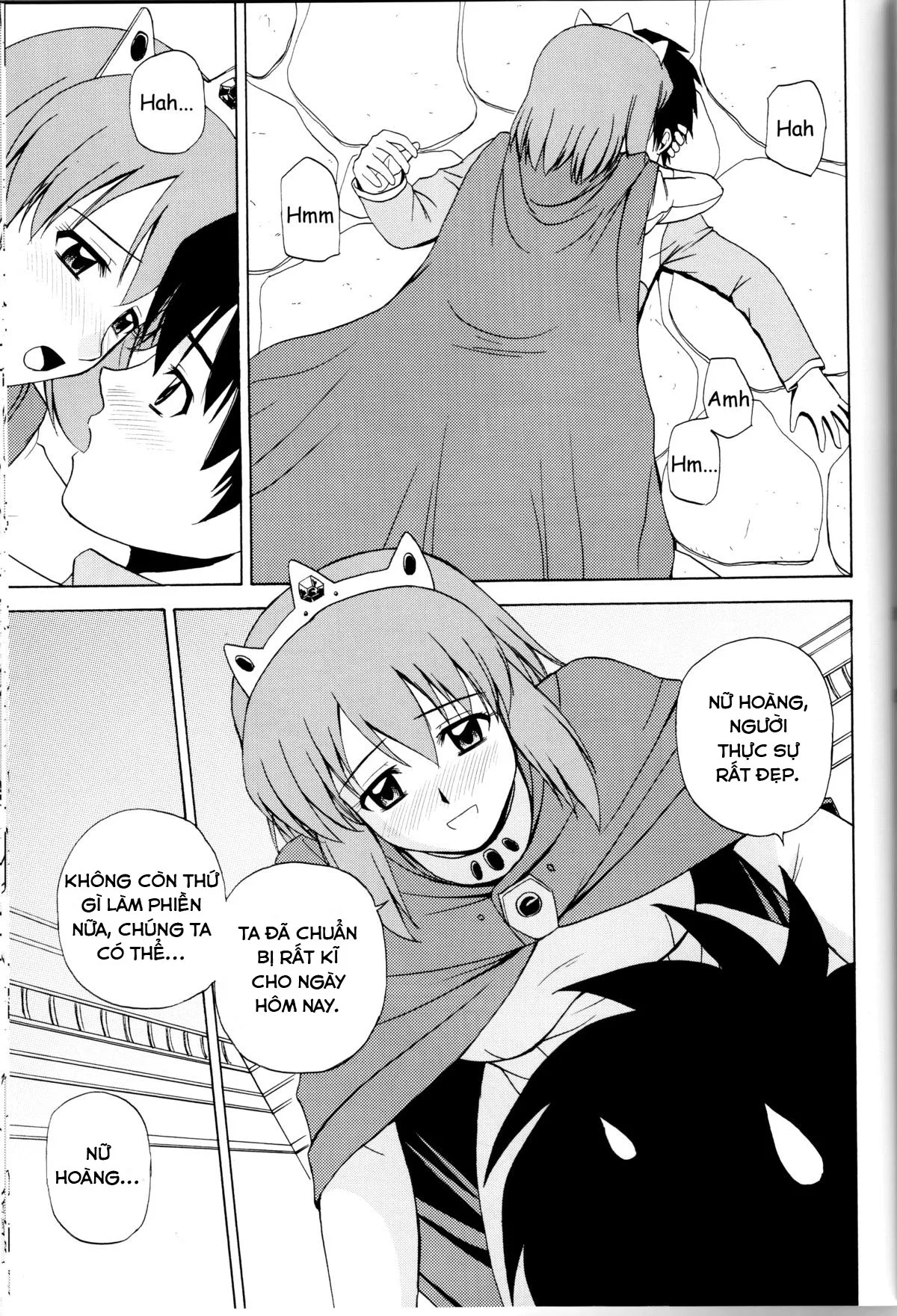 HentaiVN.net - Ảnh 4 - Le Beau Maitre (Zero no Tsukaima) [Zero no tsukaima; Zero No Tsukaima; Zero no Tsukaima] - Chap 5 - Bị nữ hoàng tra tấn