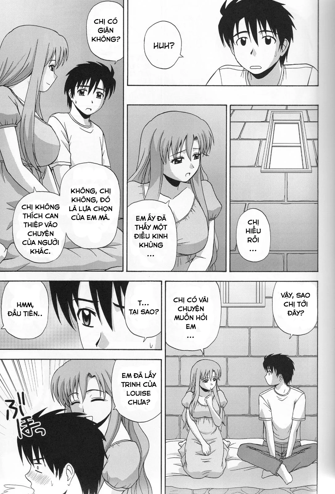HentaiVN.net - Ảnh 17 - Le Beau Maitre (Zero no Tsukaima) [Zero no tsukaima; Zero No Tsukaima; Zero no Tsukaima] - Chap 6 - Chị vợ cũng là vợ tôi