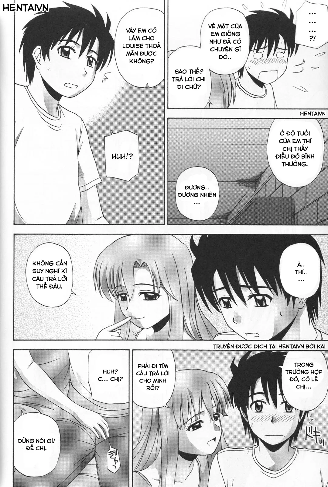 HentaiVN.net - Ảnh 18 - Le Beau Maitre (Zero no Tsukaima) [Zero no tsukaima; Zero No Tsukaima; Zero no Tsukaima] - Chap 6 - Chị vợ cũng là vợ tôi