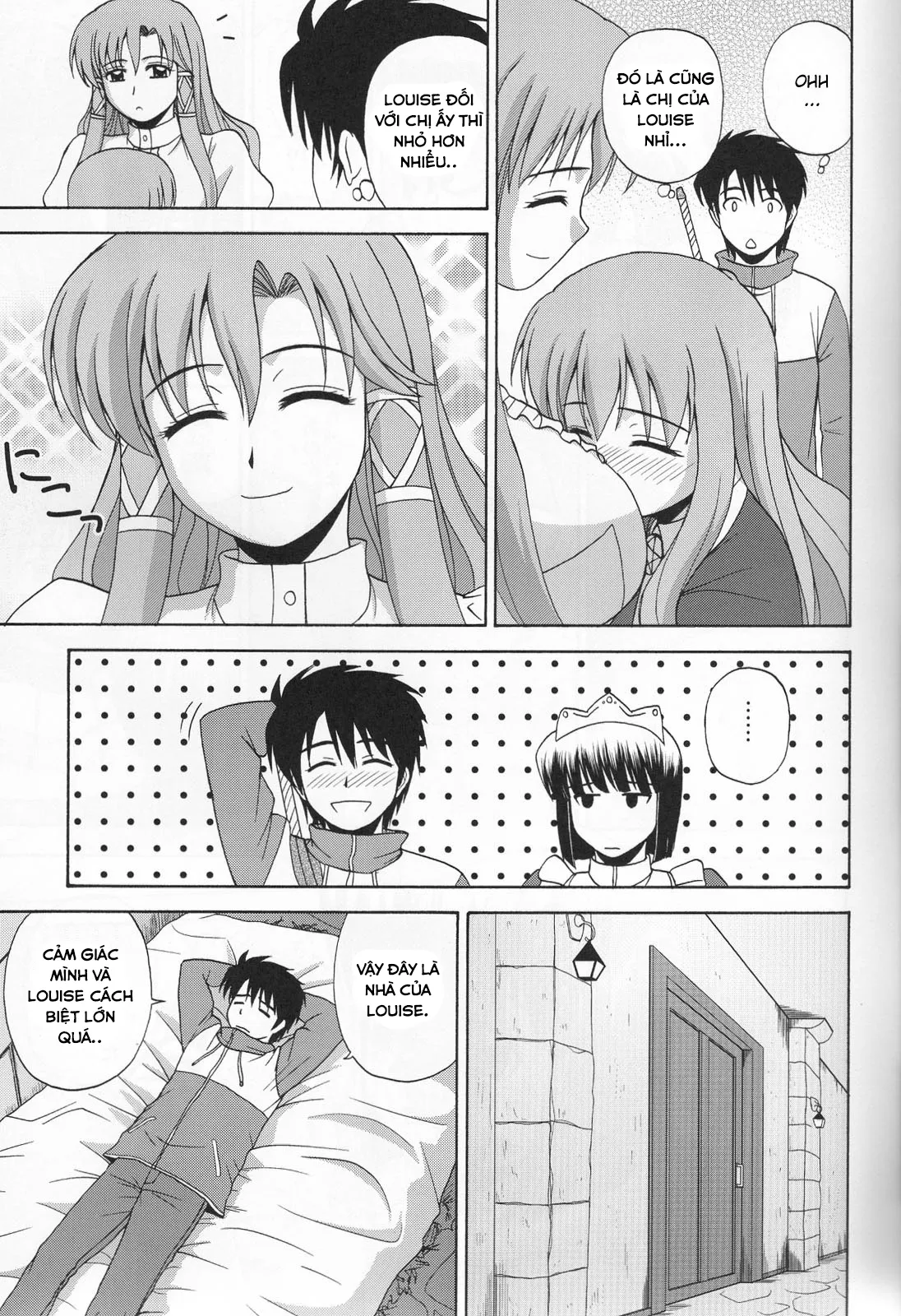 HentaiVN.net - Ảnh 5 - Le Beau Maitre (Zero no Tsukaima) [Zero no tsukaima; Zero No Tsukaima; Zero no Tsukaima] - Chap 6 - Chị vợ cũng là vợ tôi